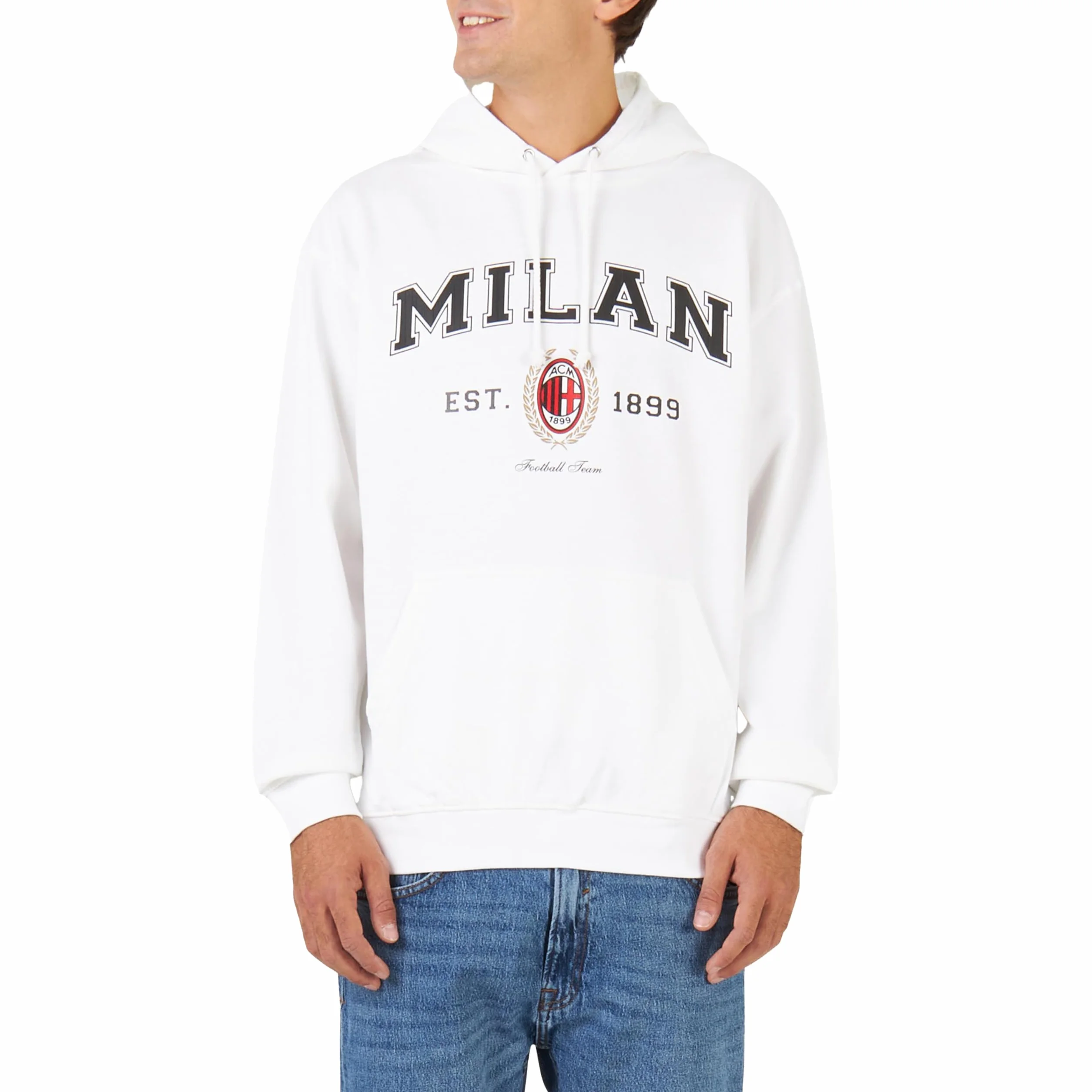 AC Milan Felpa College Collection, Uomo, Prodotto Ufficiale