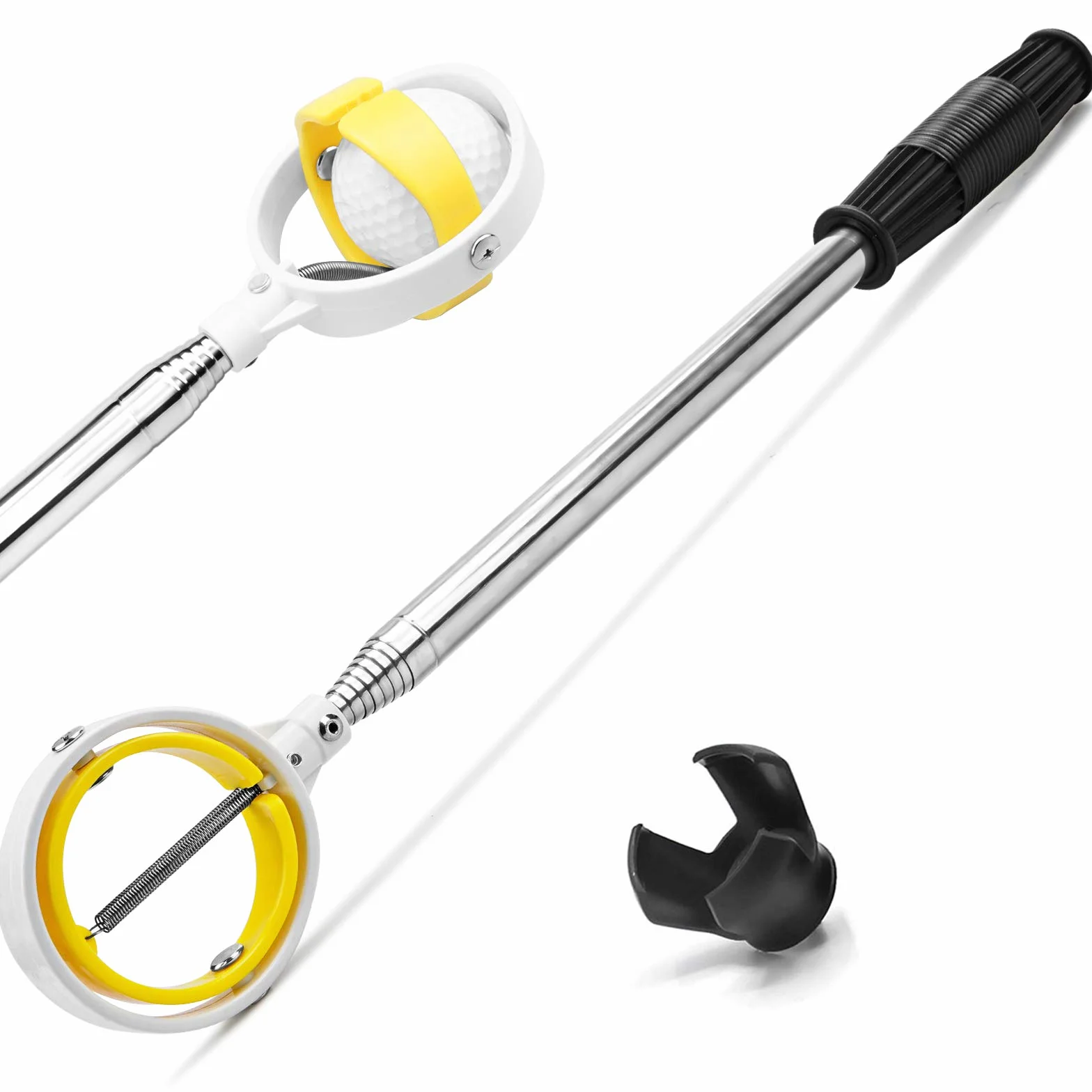 Retriever per Palline da Golf Telescopico Inossidabile 1,82 m 2,74 m
