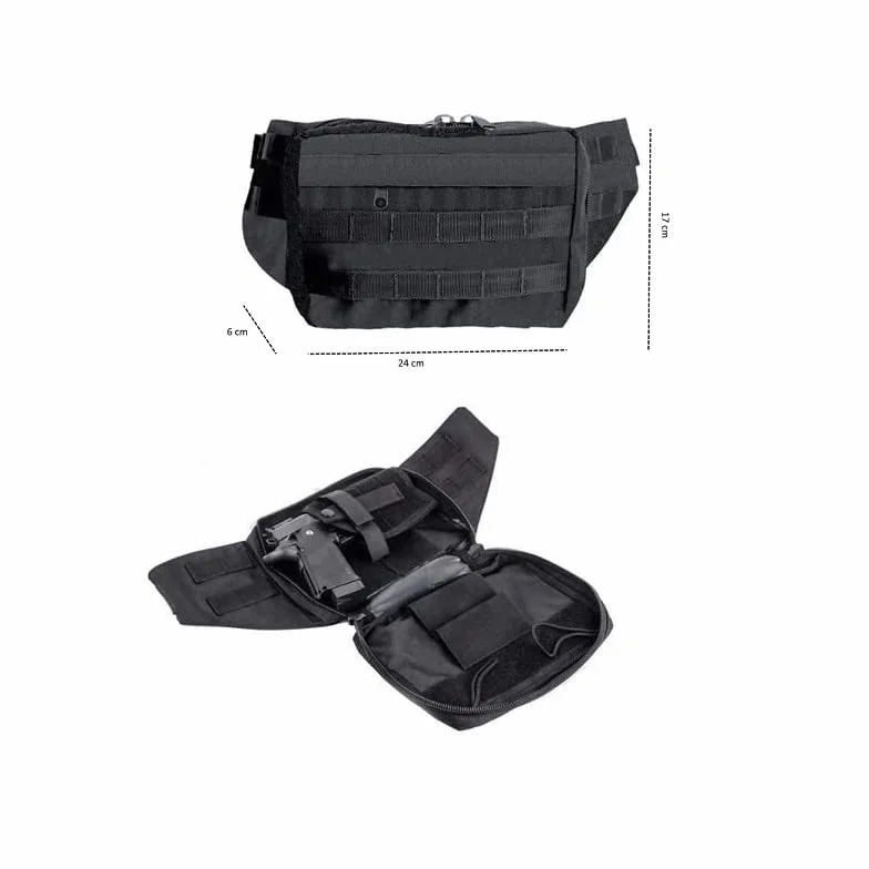 Miltec Portapistola Marsupio Multiuso Softair Outdoor Sport