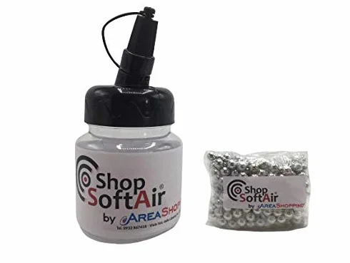 Pallini Metallo Softair 6mm 0,80g Sferici Calibrati 200
