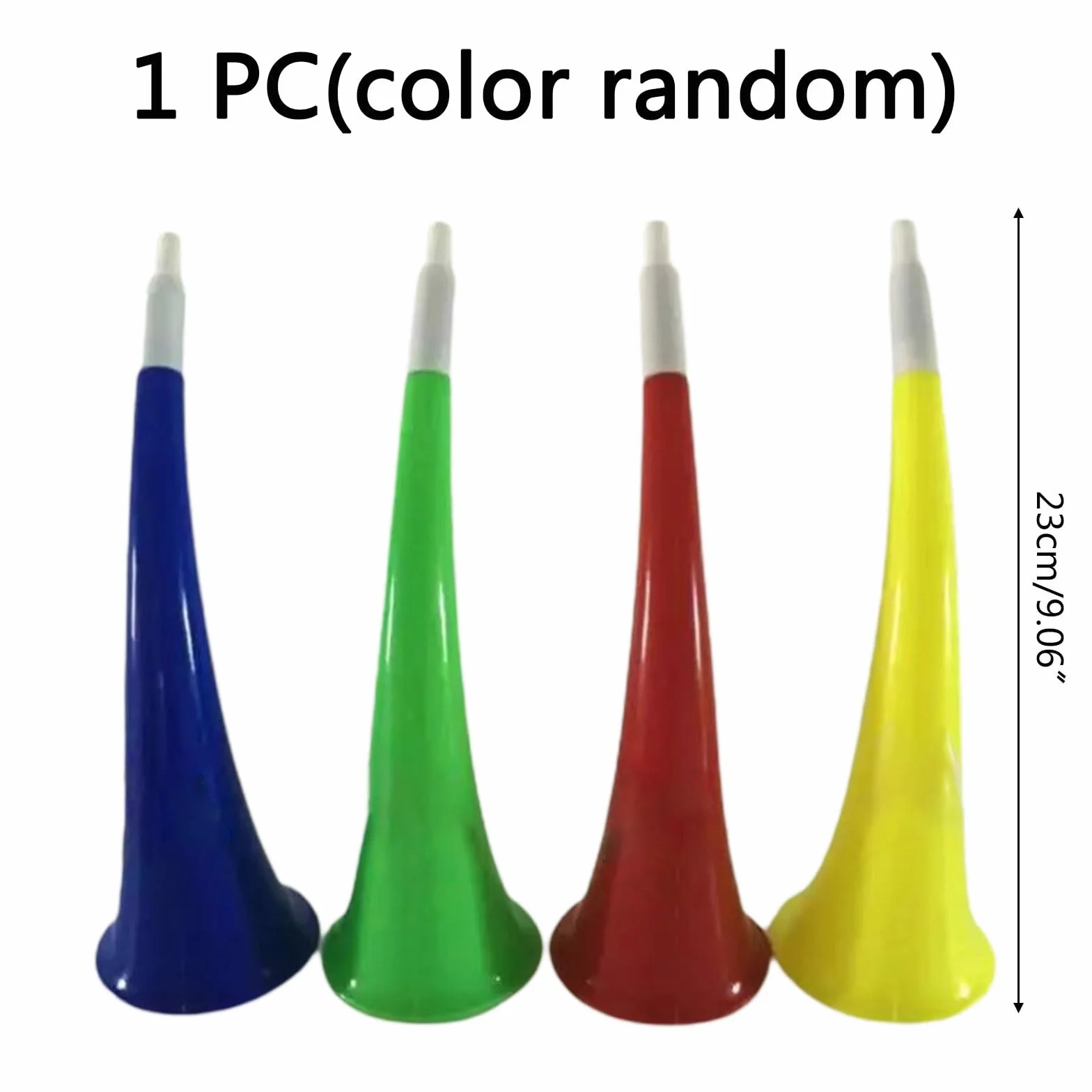 Vuvuzela, tromba per tifosi da stadio, tromba per tifosi di calcio e tifosi all'aperto, 1 pezzo (colore casuale)