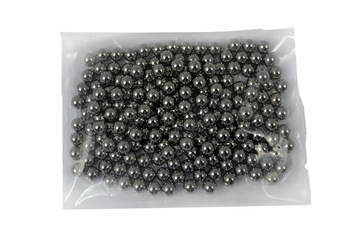 Pallini Piombini a Sfera Lucide 6 mm Metallo Softair Sport Munizioni