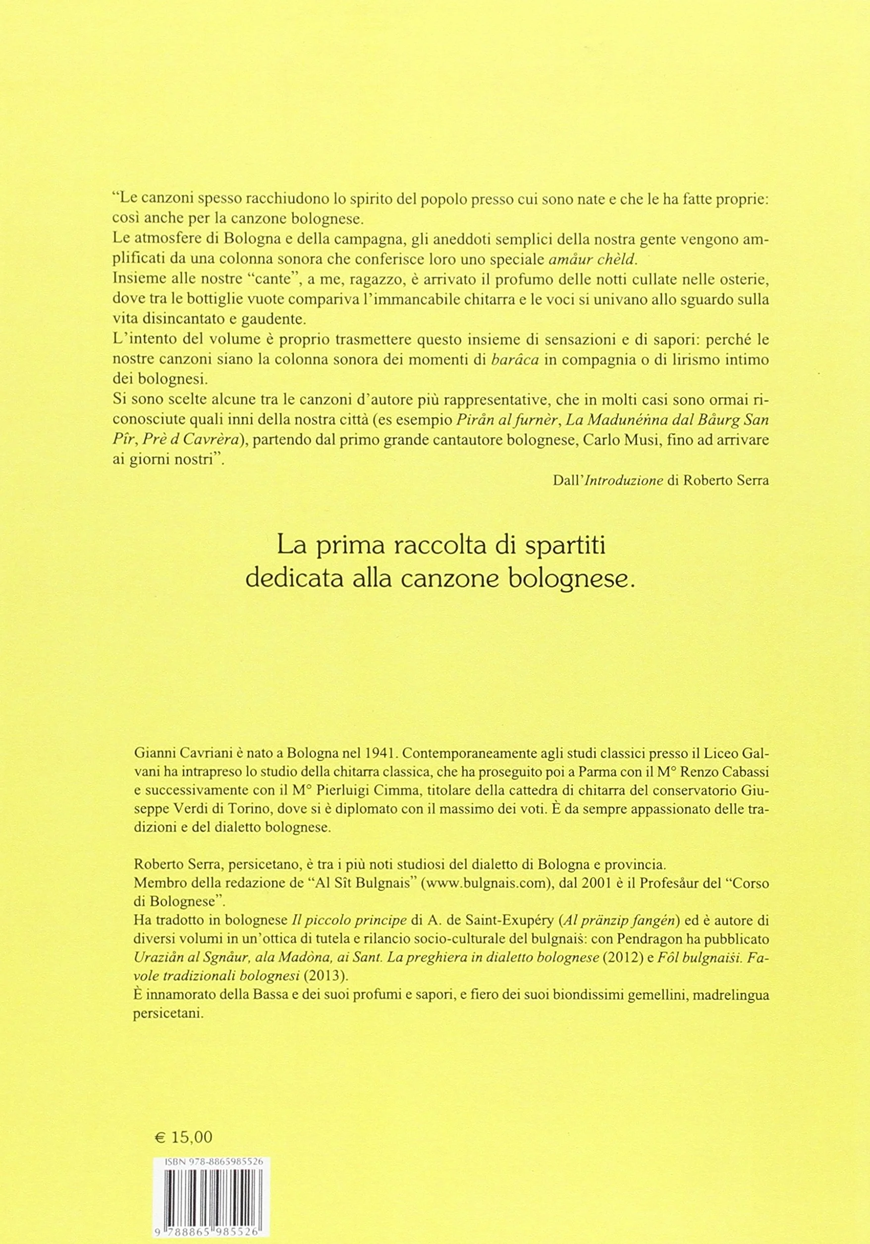 Canzunàtt bulgnaisi. Antologia della canzone bolognese