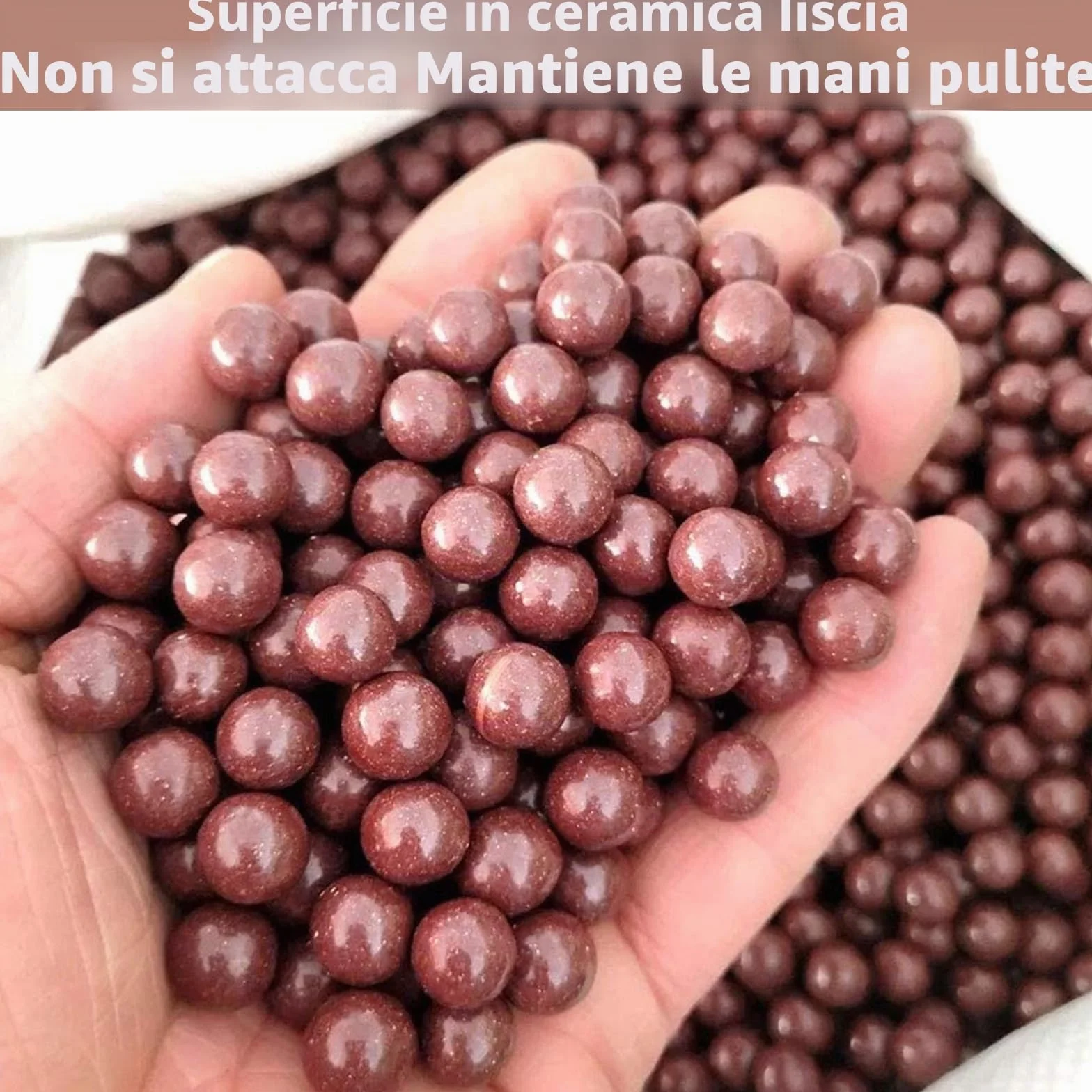 500 Pezzi Sfere per Fionda, Slingshot Fango Sfera Palla di Argilla 8.5 mm Ecologiche per Catapulta