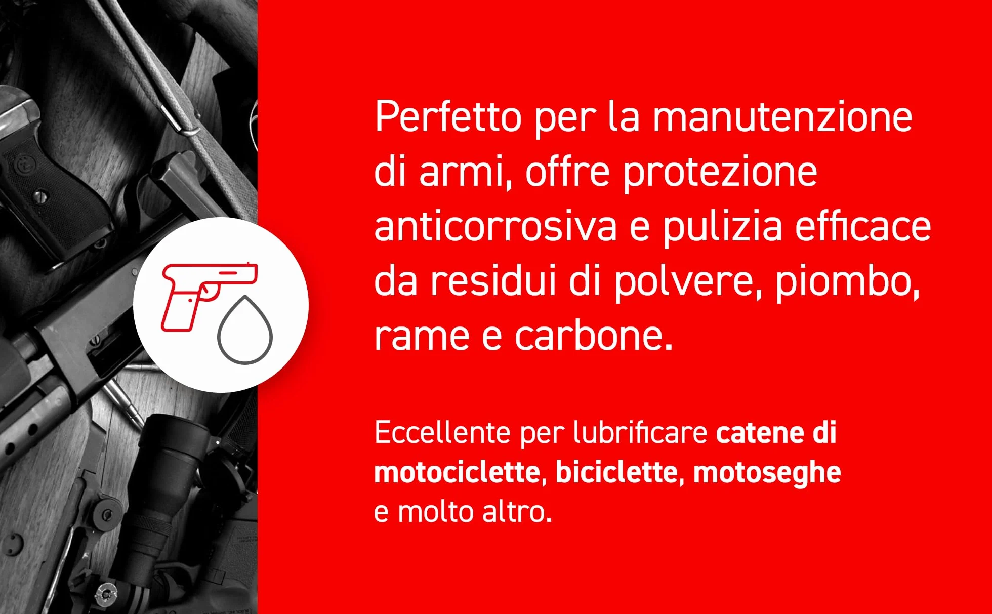 Olio per Armi Lubrificante Protettivo Spray per Fucili e Pistole 200ml