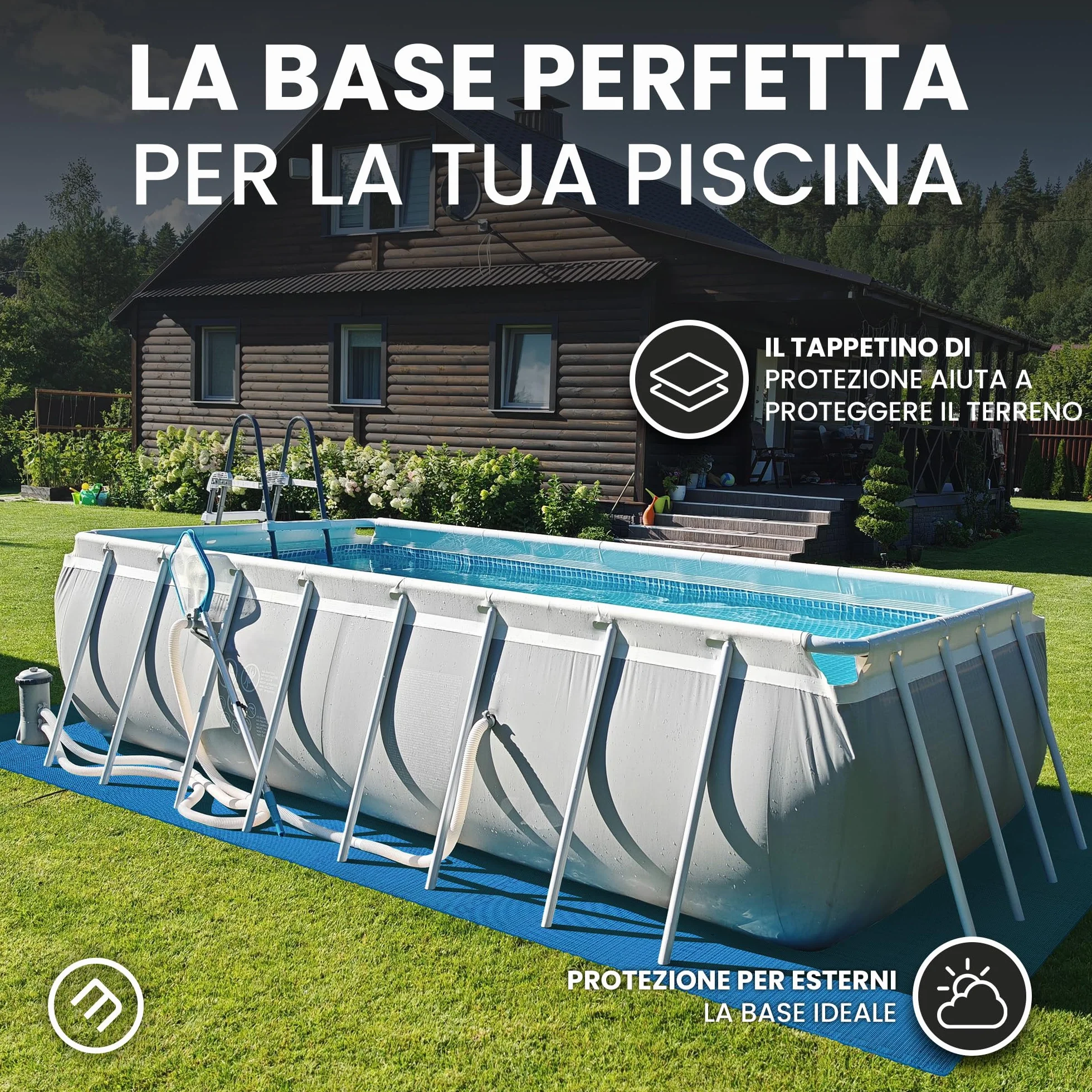 Tappeto Palestra Tappetino Fitness a Puzzle - Pavimento Protettivo Incastro Tatami Gomma per Home Gym