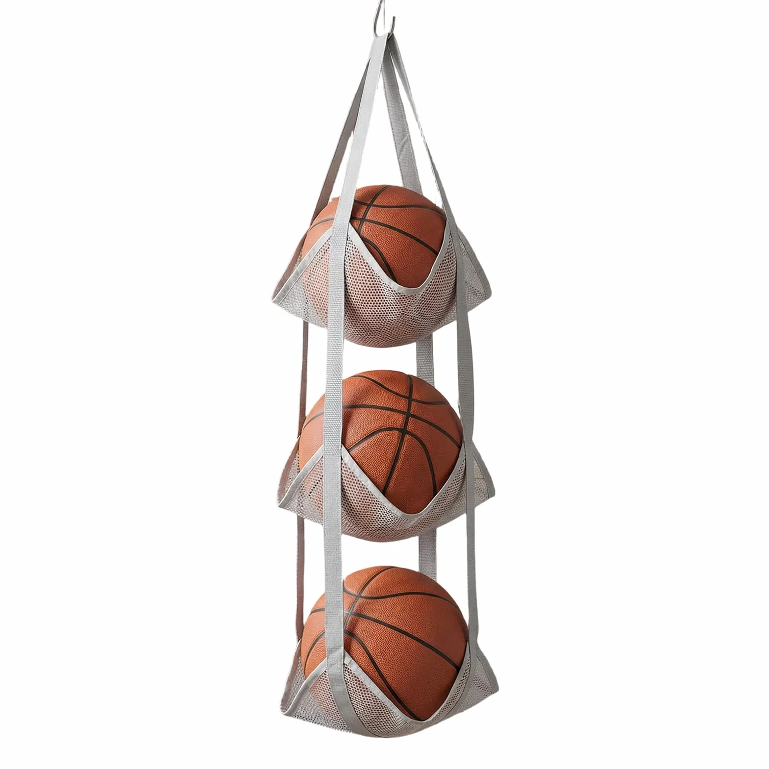 Generico Deposito per Basket sopra la Porta – Organizzatore di Attrezzature Sportive a 3 Livelli