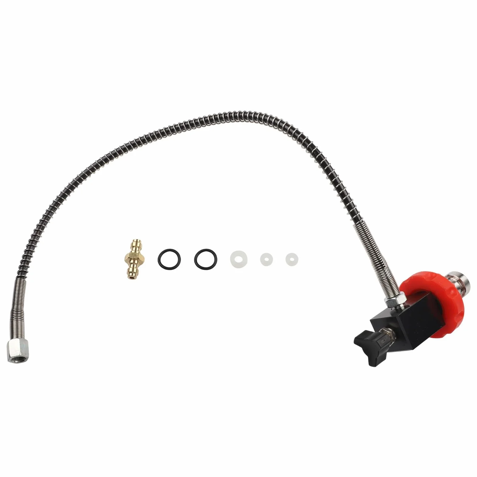 BlissfulAbode Valvola DIN ARA Adattatore Serbatoio 40MPa 6000Psi 1/8 BSPP G5/8 Stazione di Ricarica