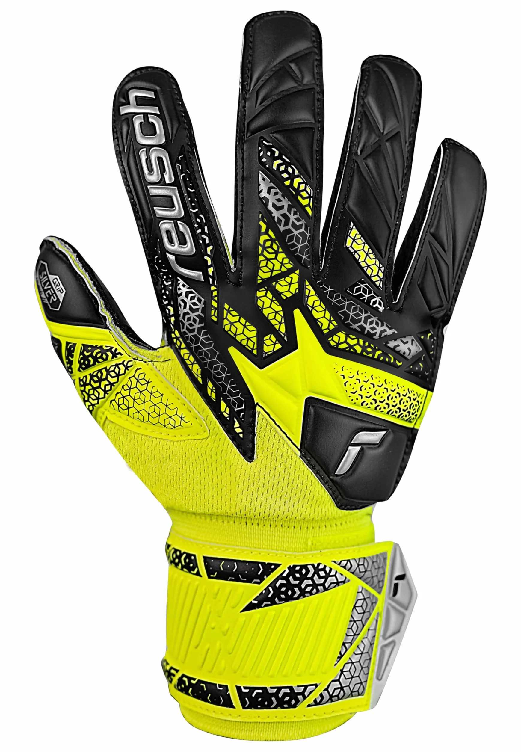 Reusch Guanti da portiere bambini ragazzi Attrakt Silver Junior Taglie 3-8