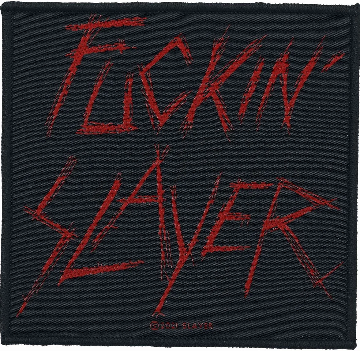 Slayer Specificato Toppa Nero/Rosso