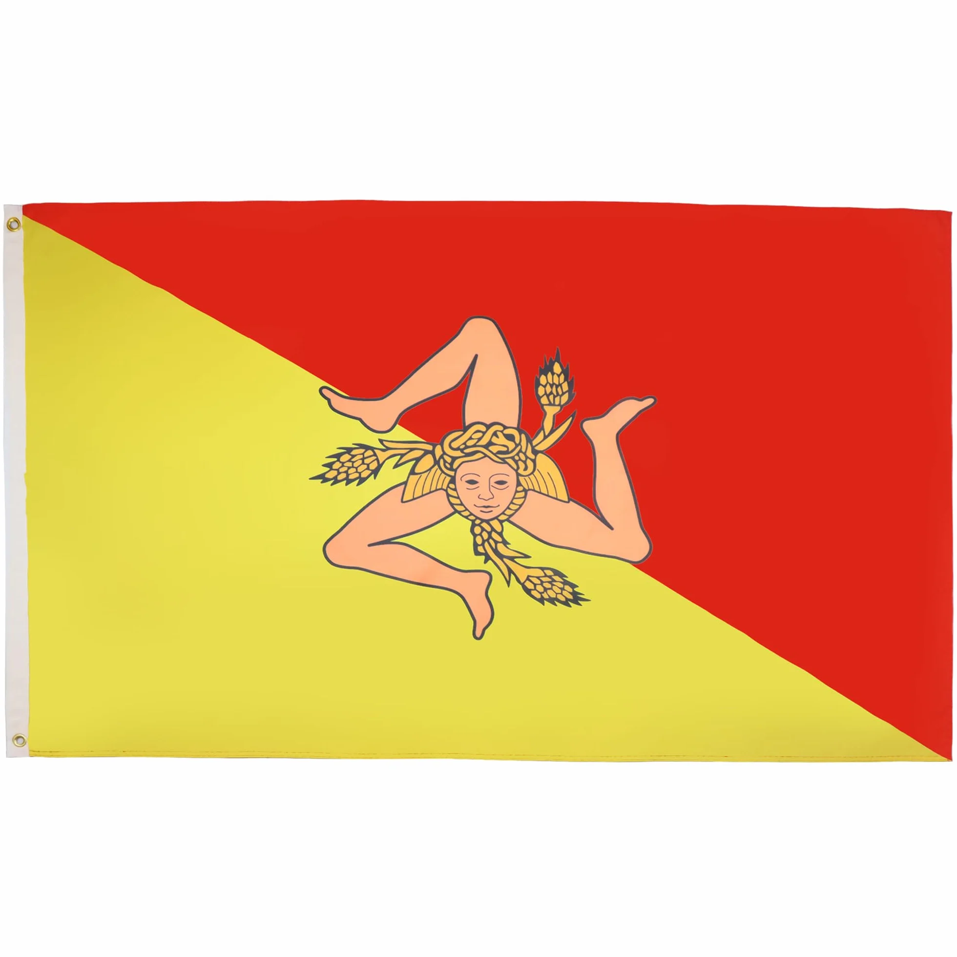 AZ FLAG Bandiera Sicilia 90x60cm Bandiera Siciliana Italia