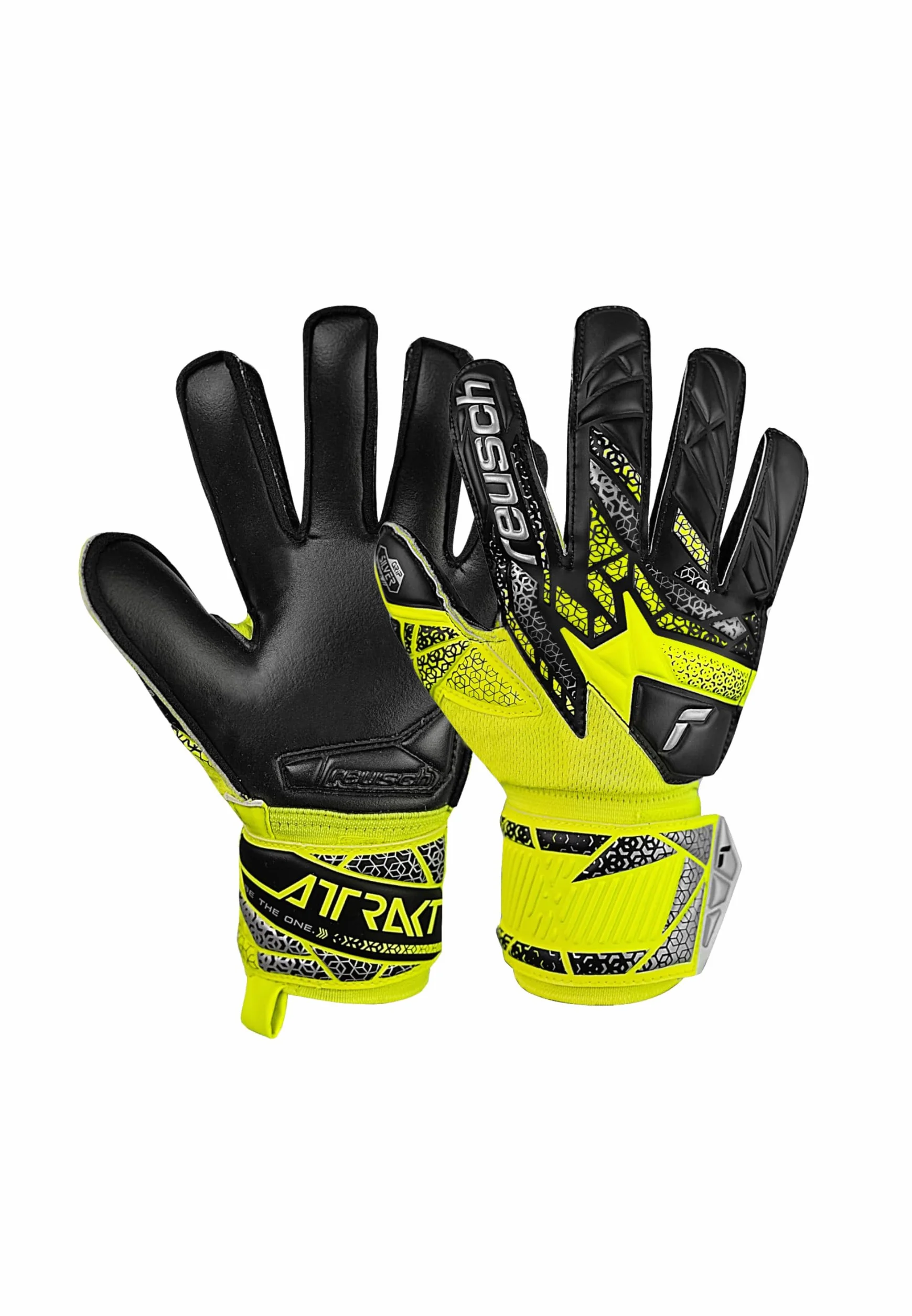 Reusch Guanti da portiere bambini ragazzi Attrakt Silver Junior Taglie 3-8
