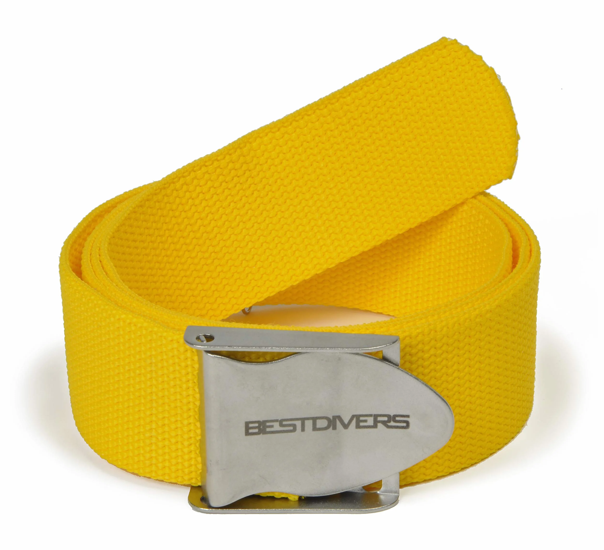 Cintura Porta Piombi Sub Fibbia Inox Giallo Unisex Adulto Taglia Unica