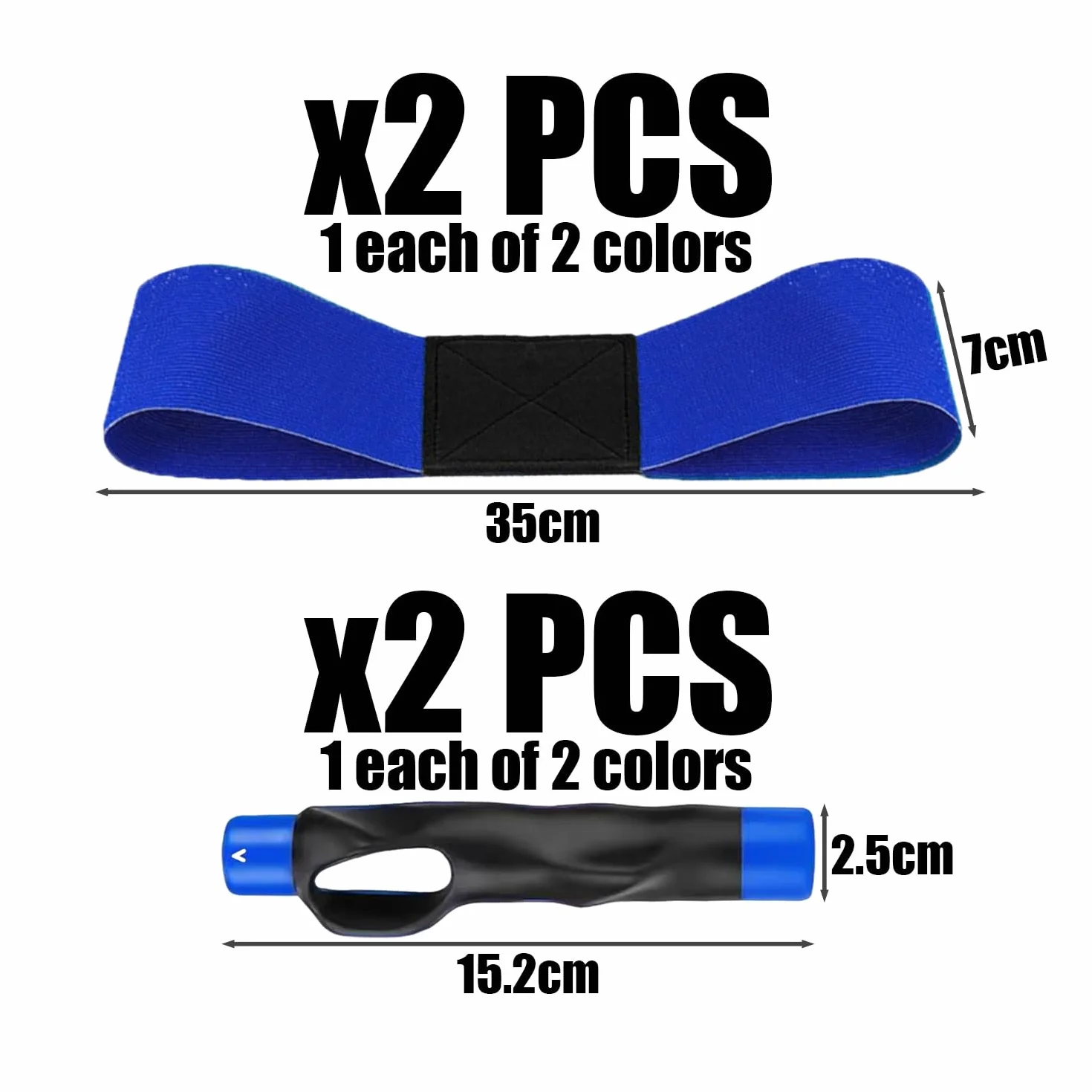 Set Racchette da Golf 2 Pezzi Cinture Correttive Supporti Allenamento Presa Strumenti Apprendimento Principianti