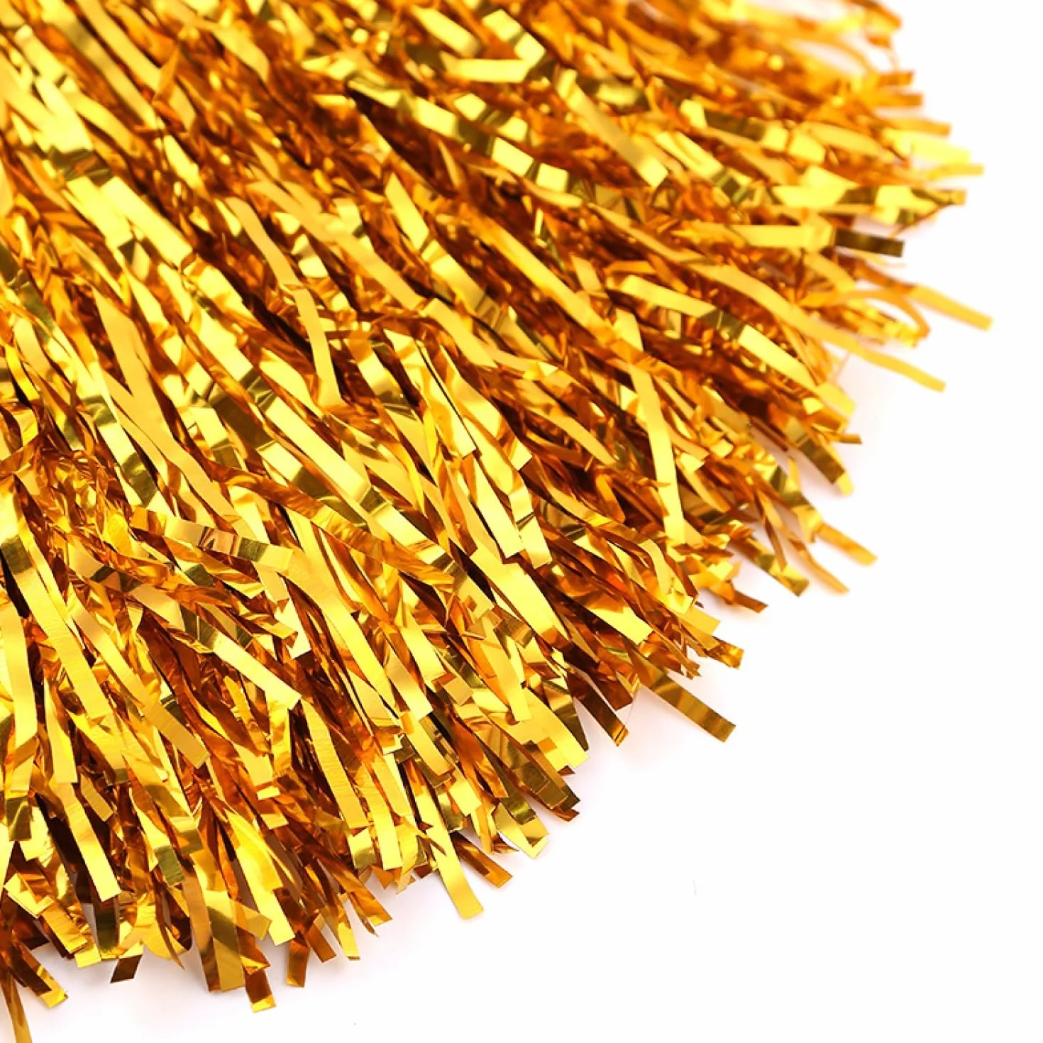 Pompon da cheerleader in plastica argento per calcio basket tifo danza feste