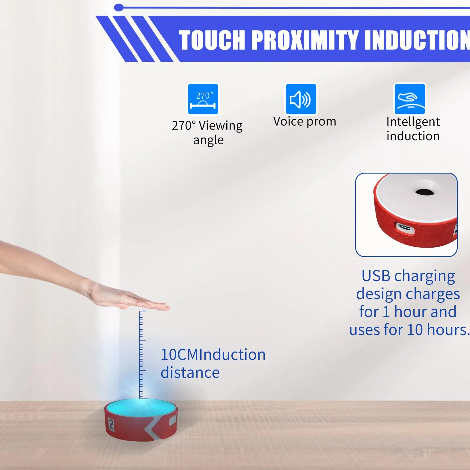 Luci di Allenamento di Reazione 4 Colori Set Lampade Allenamento Agile 4 Modalità Controllo Remoto Ricarica USB