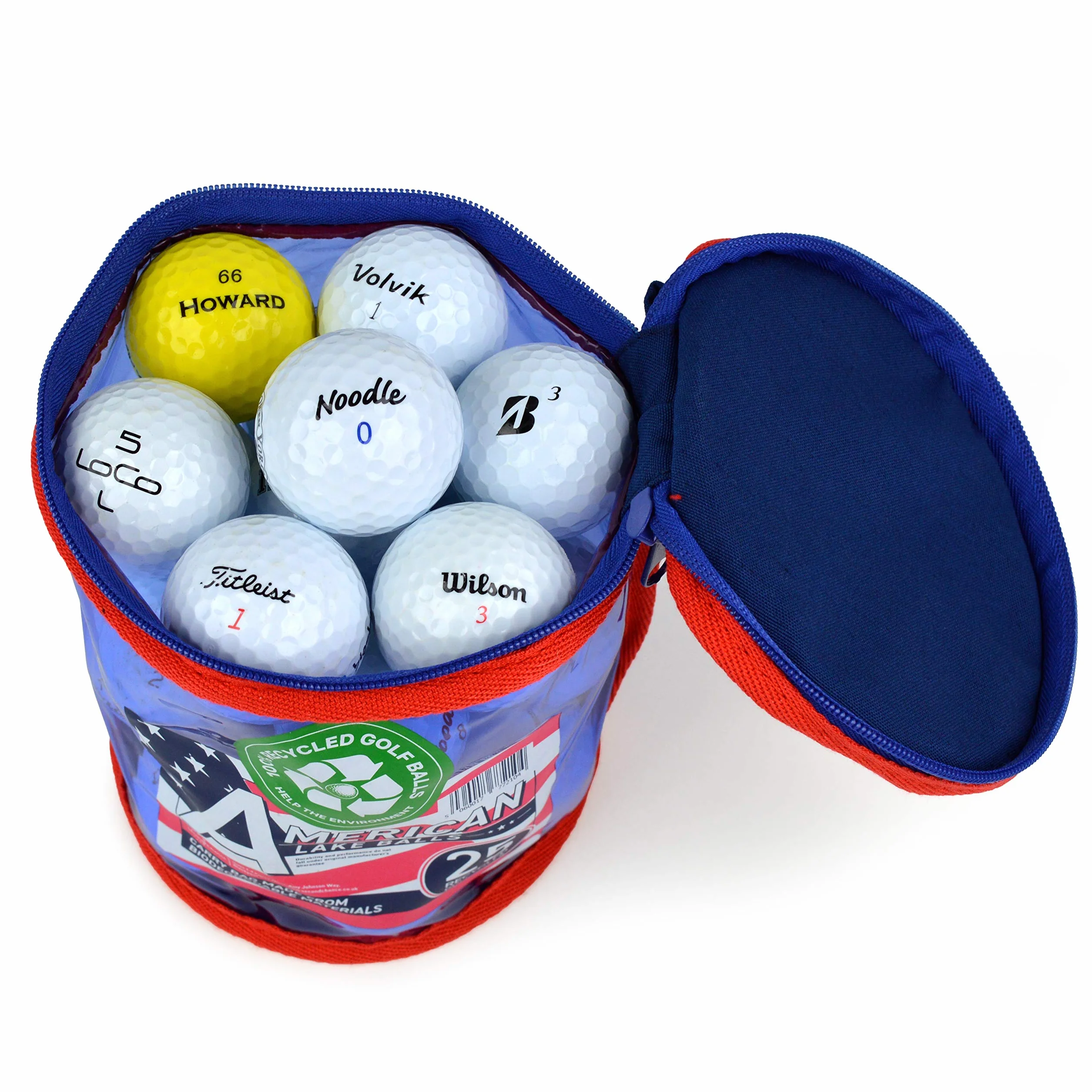 Second Chance Palle da golf Lake con borsa di trasporto riutilizzabile 25 36 50 100 palline