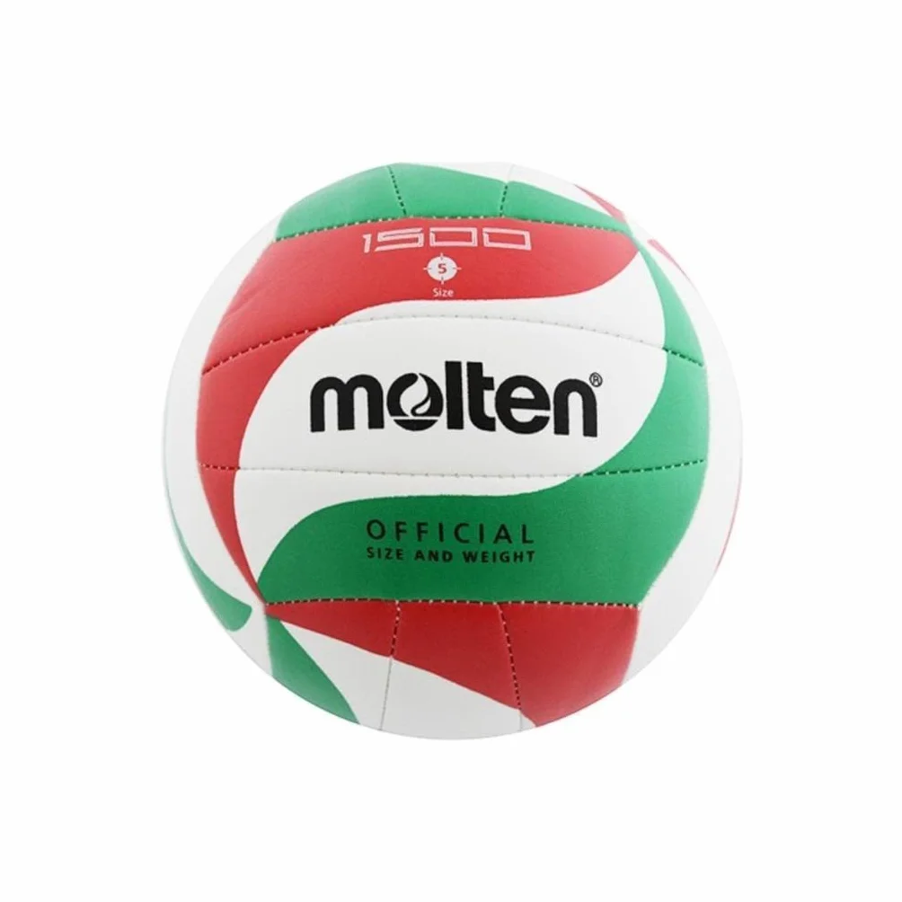 Molten V5M1500 Piłka do Siatkówki Unisex 5 Biały/Czerwony/Zielony/Czarny