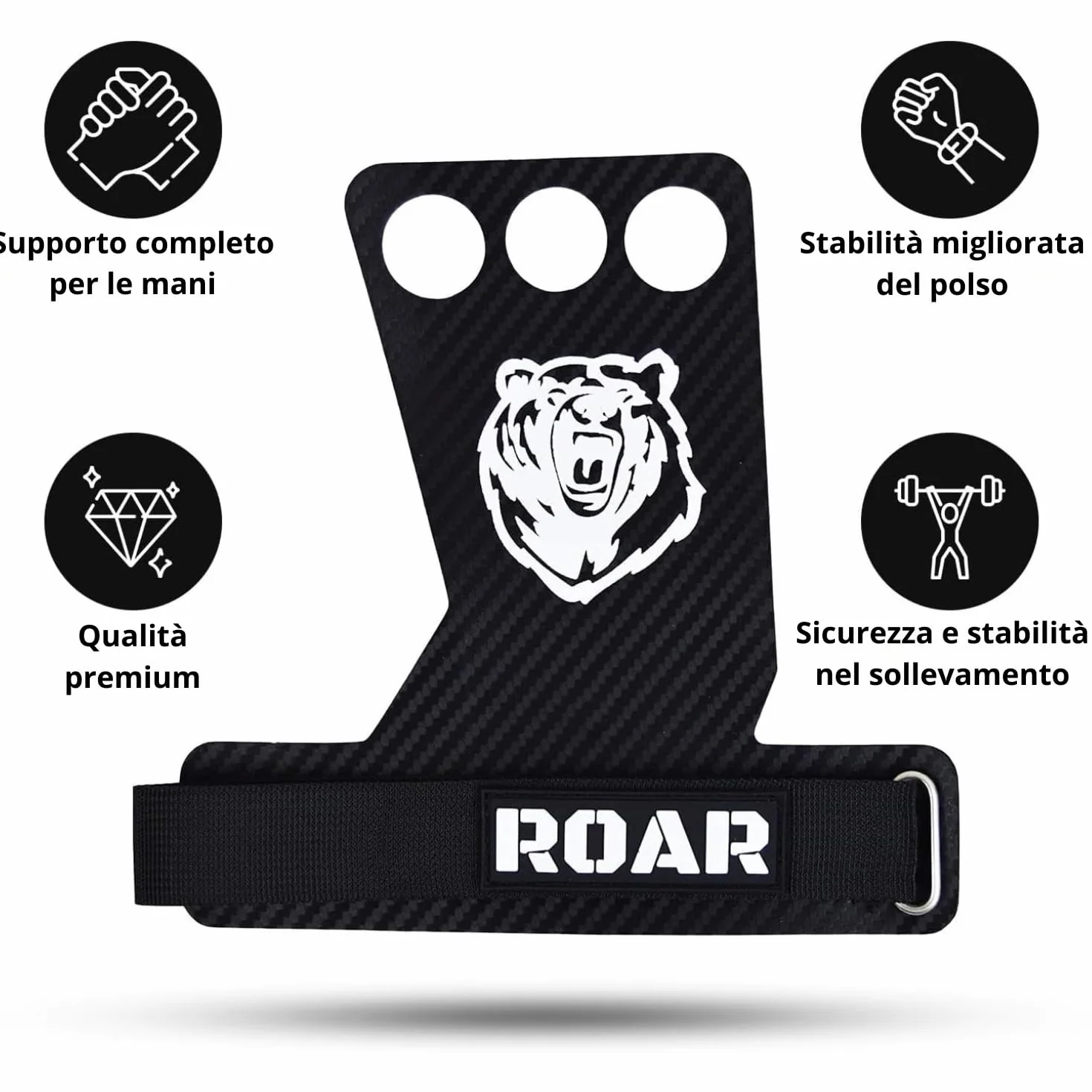 Roar® Guanti Crossfit Uomo Donna Paracalli Palestra