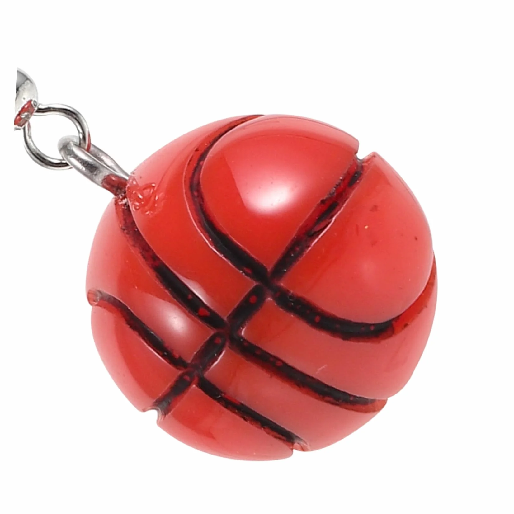Yardwe Orecchini a Forma Di Pallone Da Basket in Resina e Metallo, Ciondolo Sportivo Leggero e Vivace, Gioielli Per Feste e Regali Per Ragazze e Appassionate Di Sport