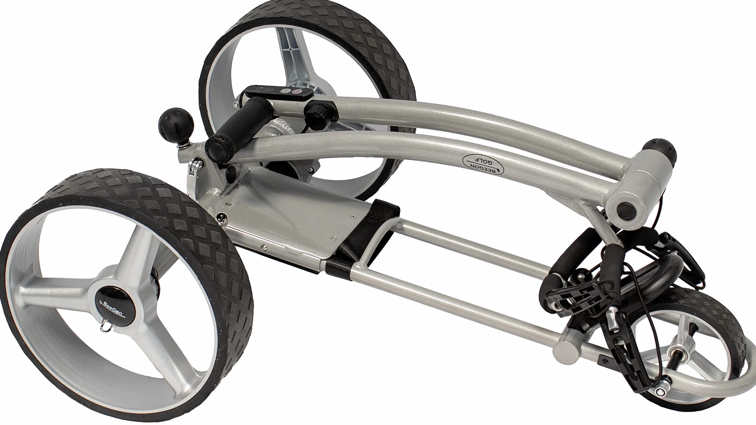 BeeGon Golf Carrello Elettrico GT-X400 PRO Grigio Argento 33 Ah