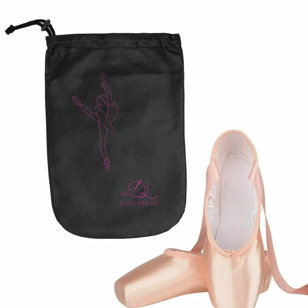 Sacca Porta Punte Ballerina DL DANCEWEAR Nero Fucsia Danza Ragazza