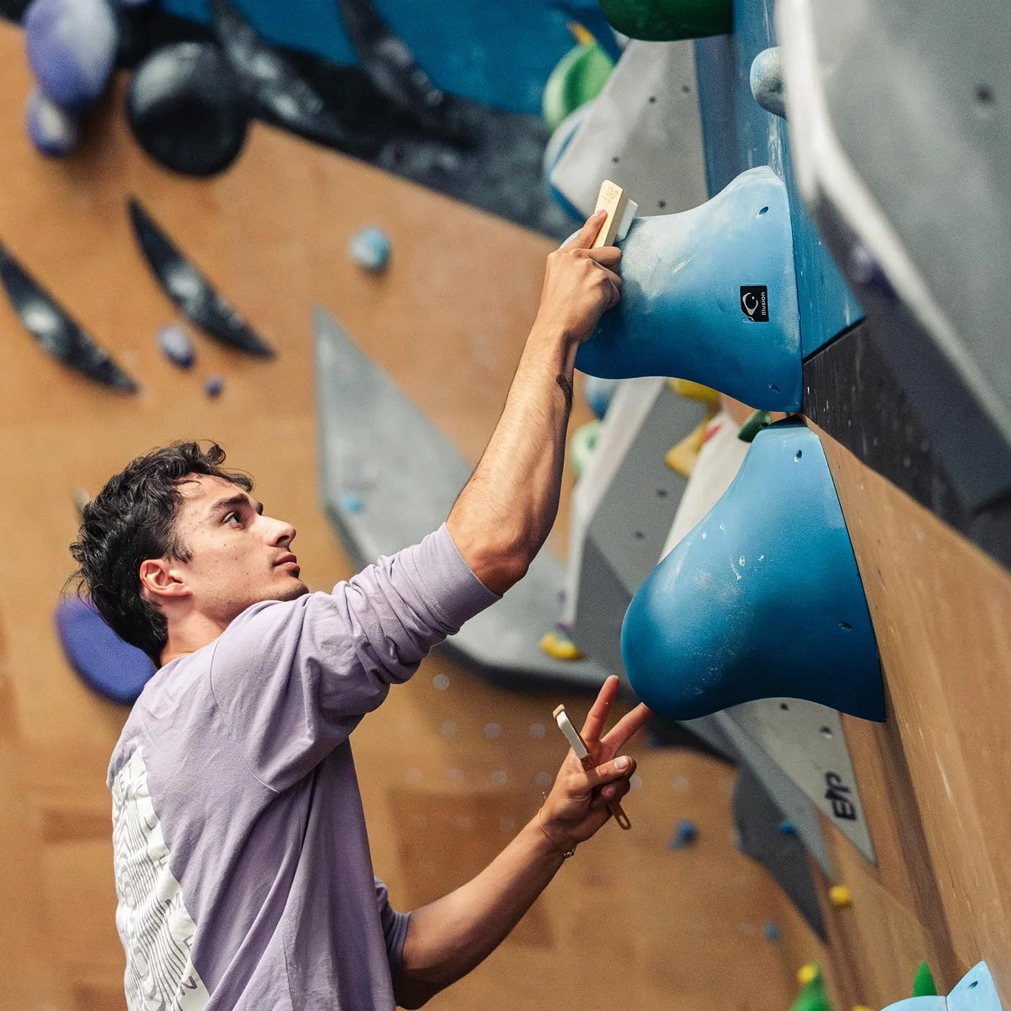 YY Vertical Infinity Brush, spazzola da arrampicata per interni