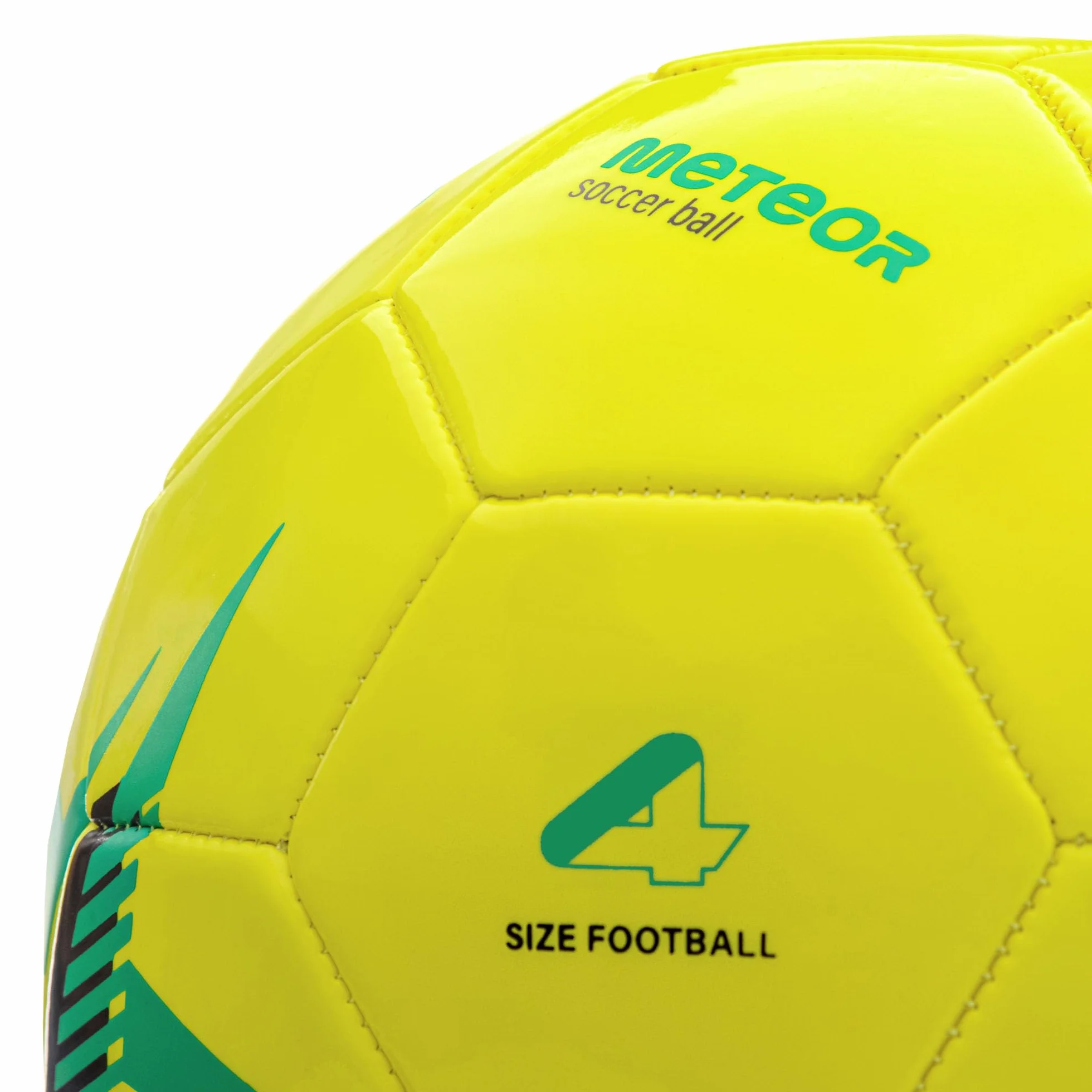 Meteor Pallone da Calcio Cucito Bambini Adulti 5 4 3 1 Allenamento