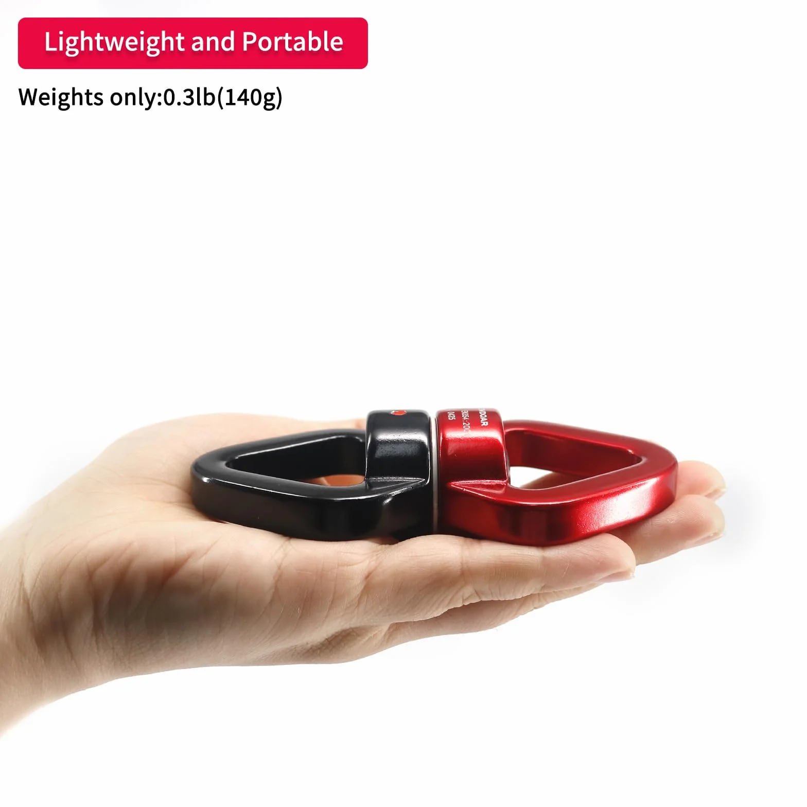 NewDoar Swing Swivel, Dispositivo Girevole Micro Rotatore Certificato CE 30KN per Altalena Danza Aerea Yoga