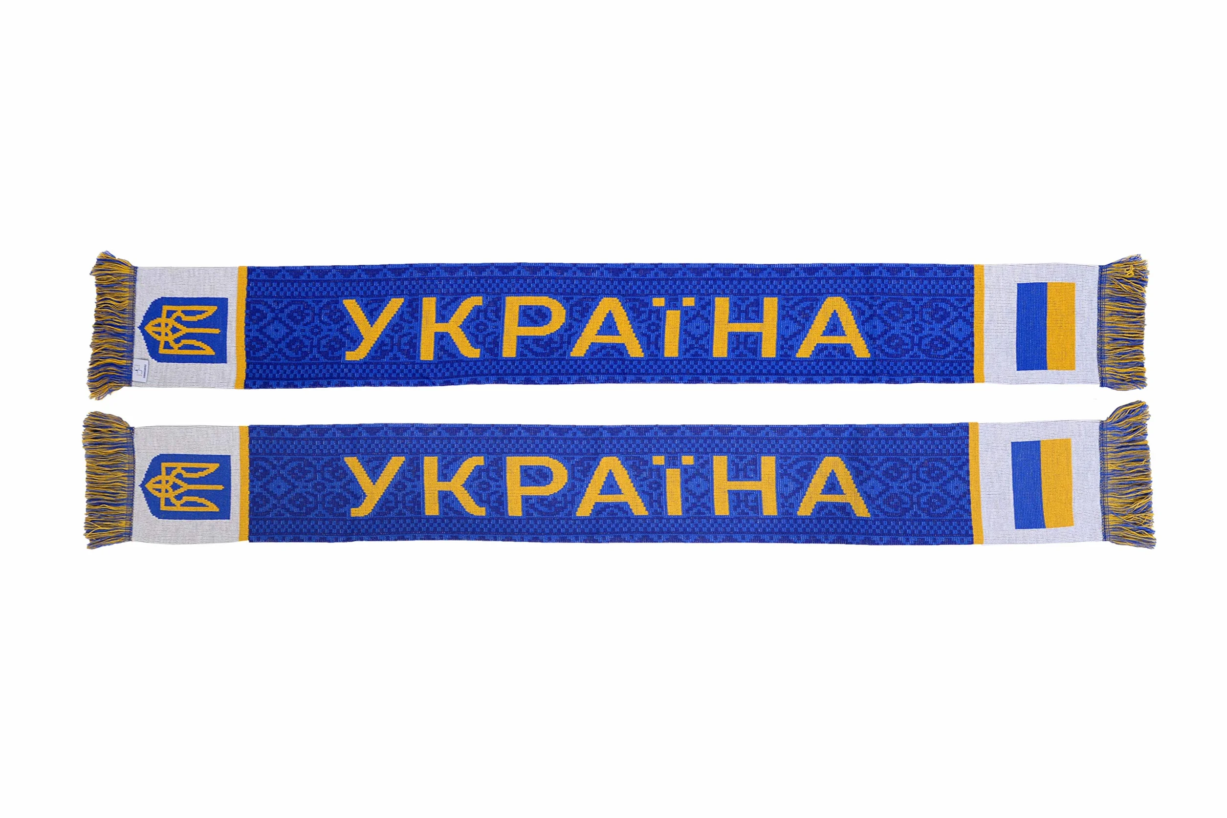 Ukraine Ucraina Blu Calcio Sciarpa a Maglia