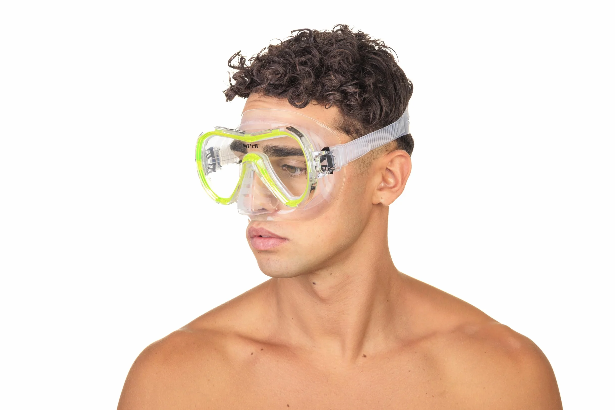SEAC Giglio Maschera Snorkeling Immersione Subacquea Monolente Unisex Adulto