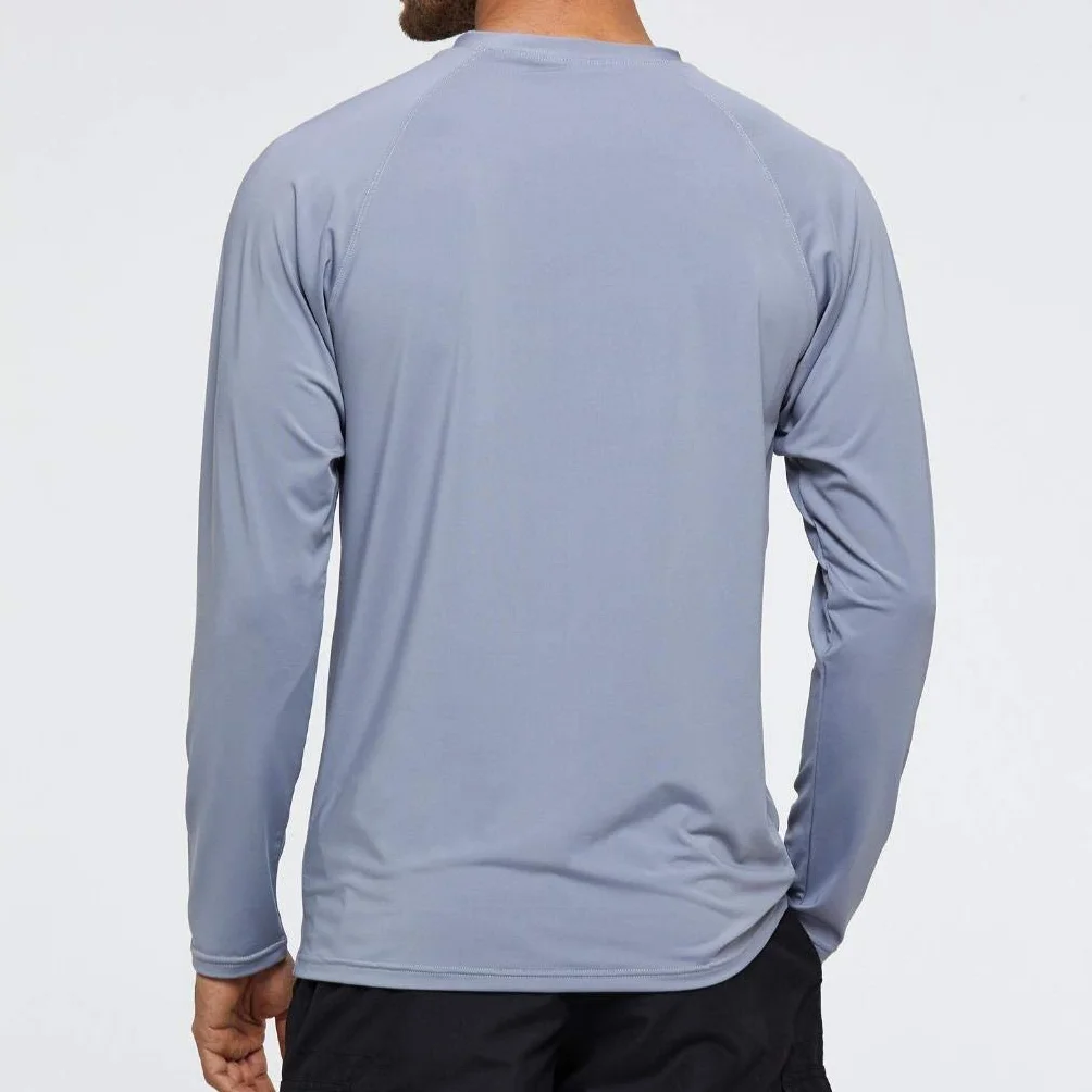 Arcweg Rashguard Mare Surf Uomo Maniche Lunghe Protezione Solare UV UPF 50+ Asciugatura Veloce Maglia Anti UV Pescs Stile Sciolto Elastica Maglietta Piscina