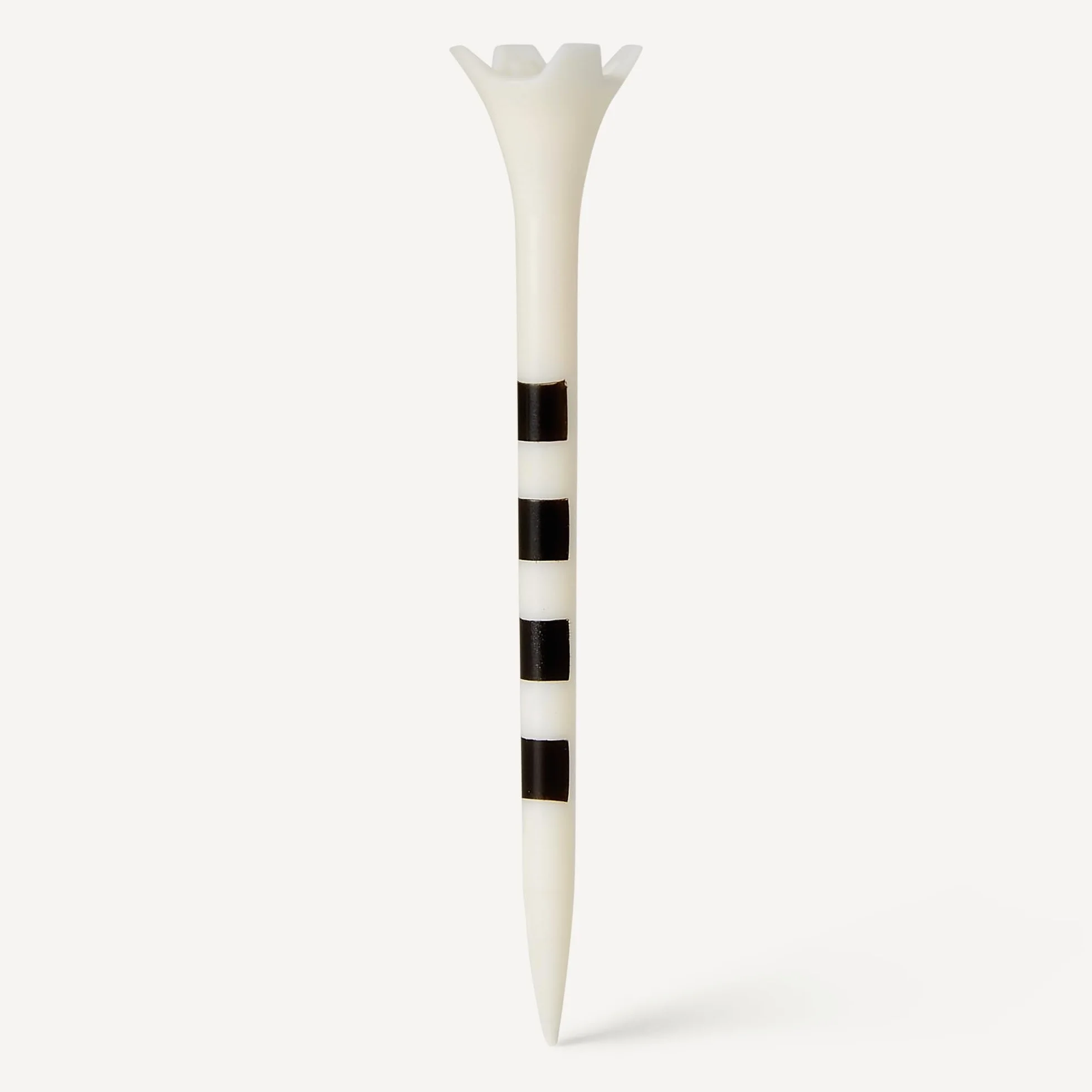 Amazon Basics Tee da Golf con Sistema di Marcatura Altezza - Tee in Plastica Riciclata con Testa a 4 Punte - Accessori da Golf - Bianco - Confezione da 100
