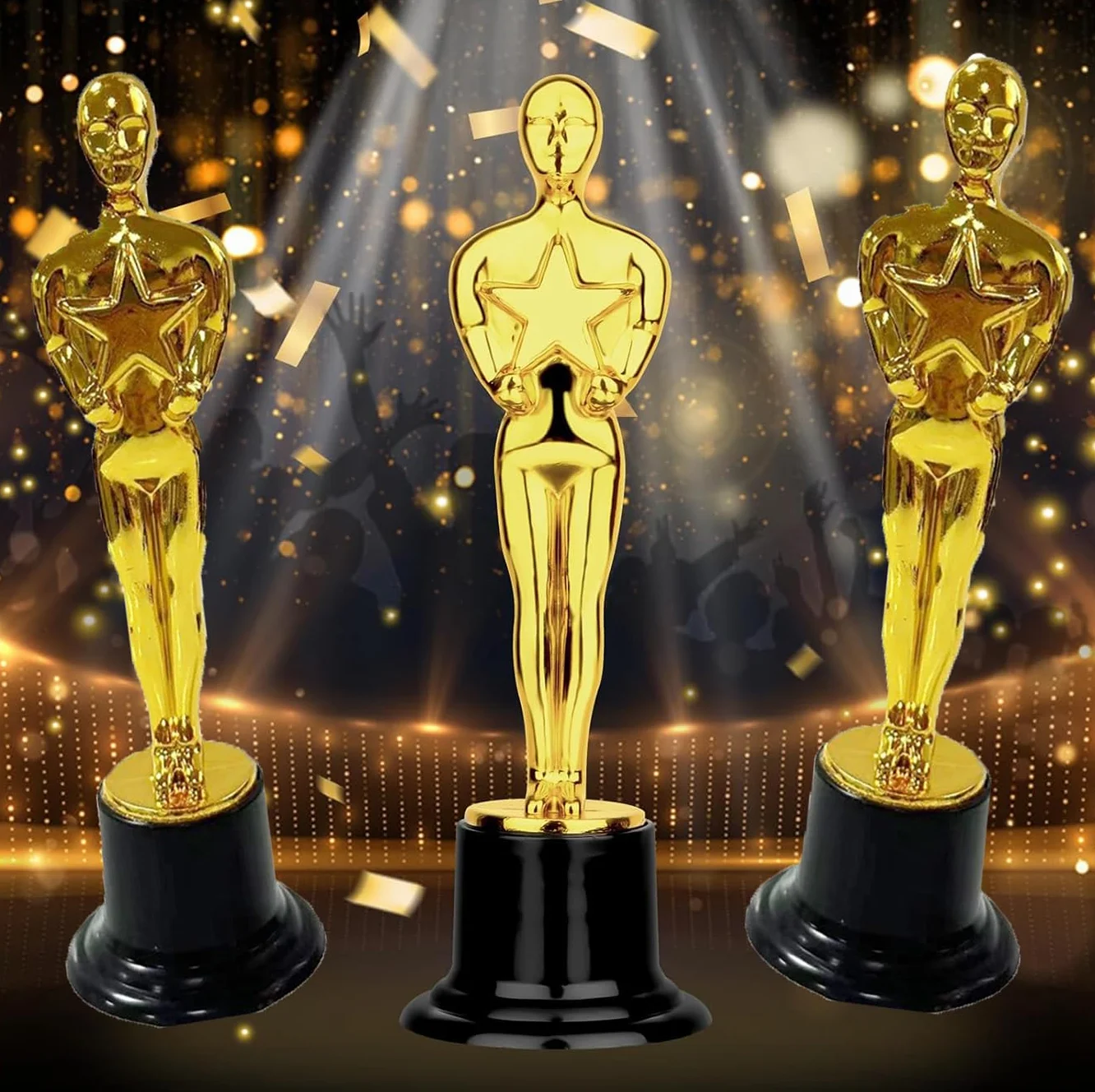 Trofei Calcio per Bambini 4 PCS Coppa Plastica Placcata Oro Premiazione Sportiva