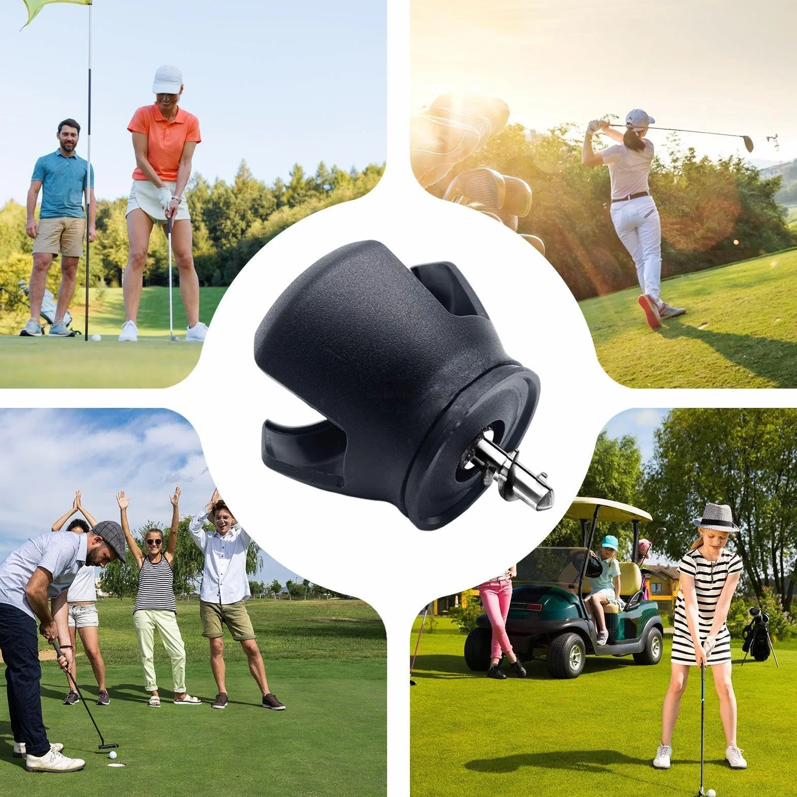 Strumento Portatile per Raccogliere Palline da Golf per Putter, Accessorio Allenamento