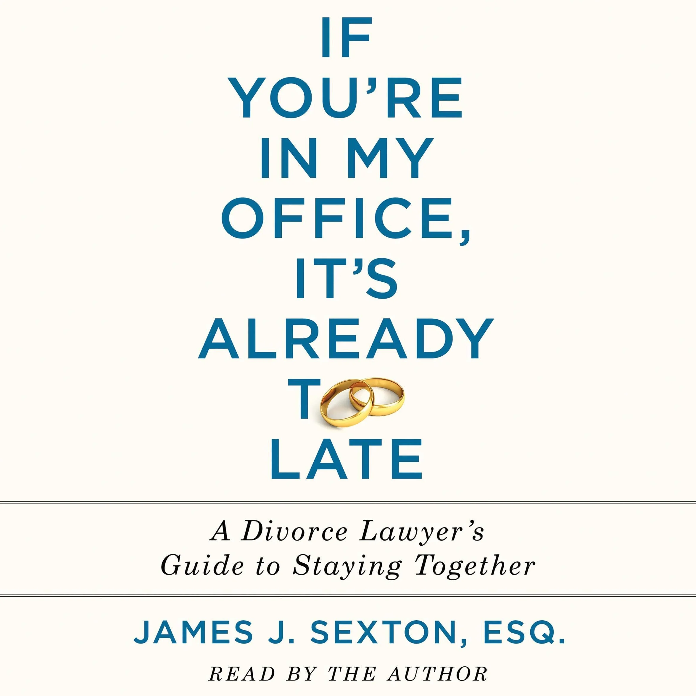 If You're In My Office, It's Already Too Late: A Divorce Lawyer's Guide to Staying Together