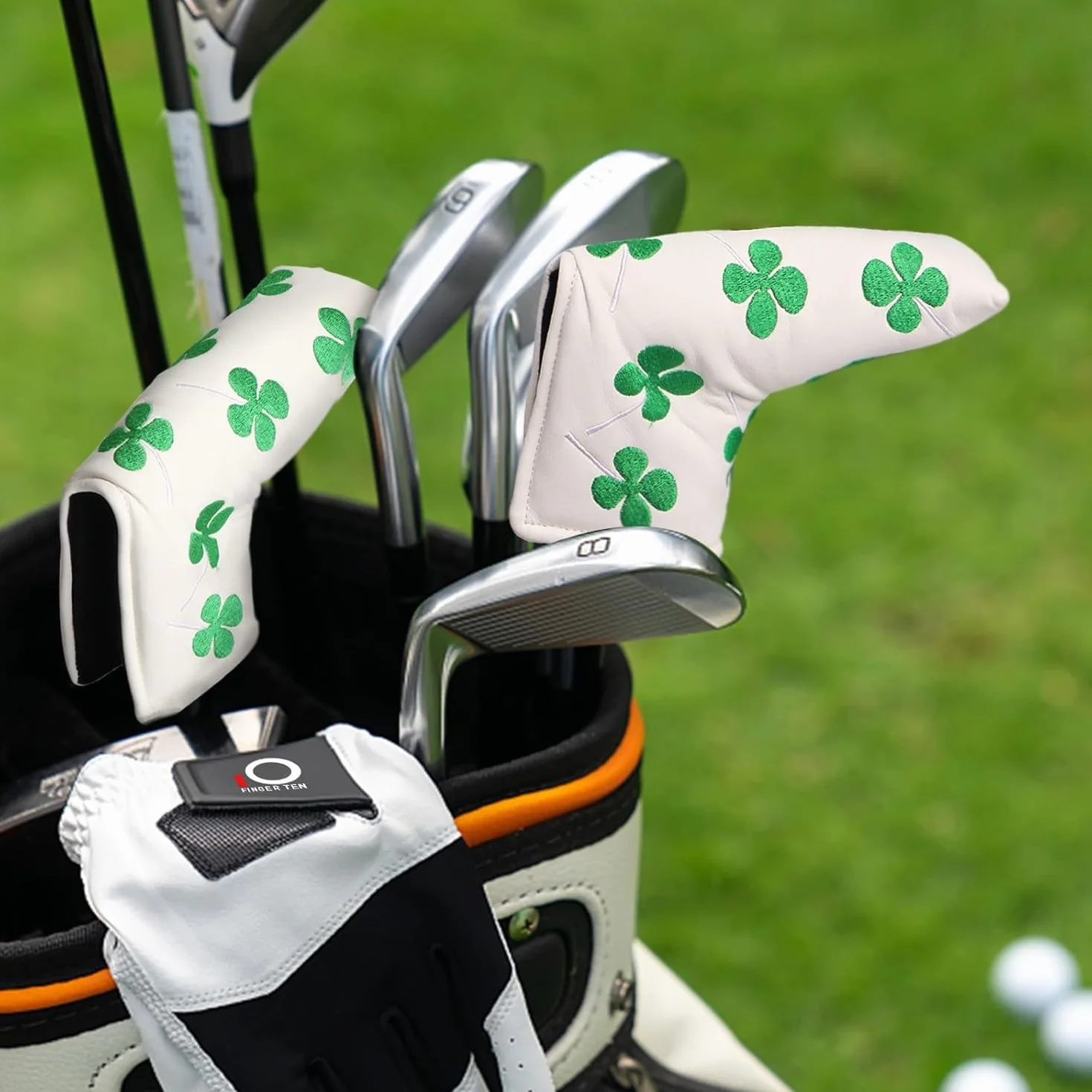 Copri Testa da Golf Putter in Pelle PU con Chiusura Magnetica