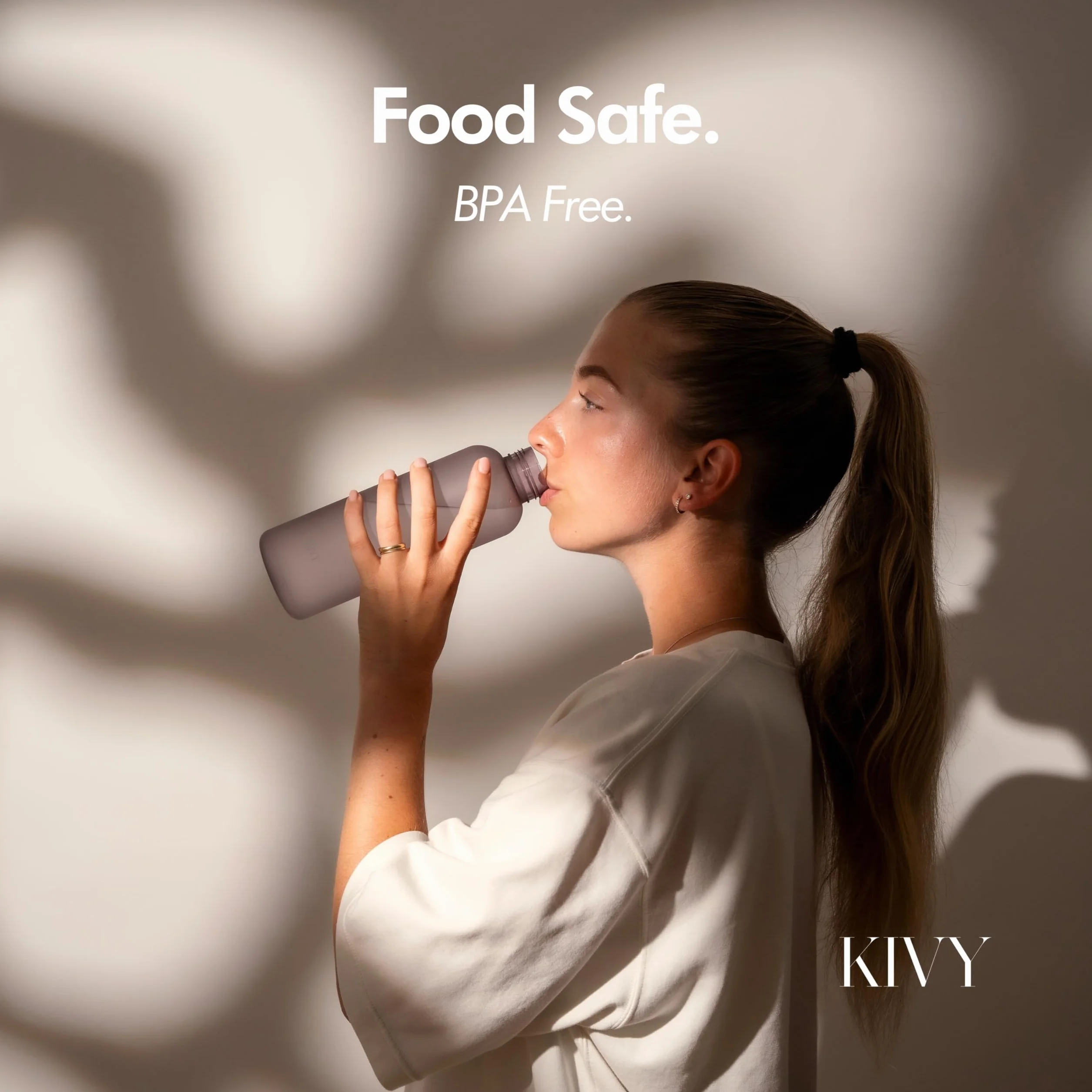 KIVY Borraccia 650ml Antigoccia Antiurto Senza BPA Verde - Bottiglia Acqua Sport Palestra