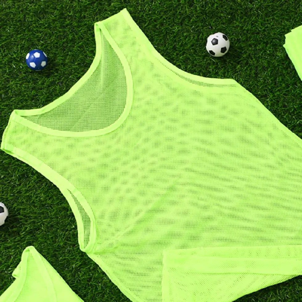 Pettorine da Allenamento Calcio 70x62cm per Adulti Squadre Altezza 170-200cm 10 Pezzi