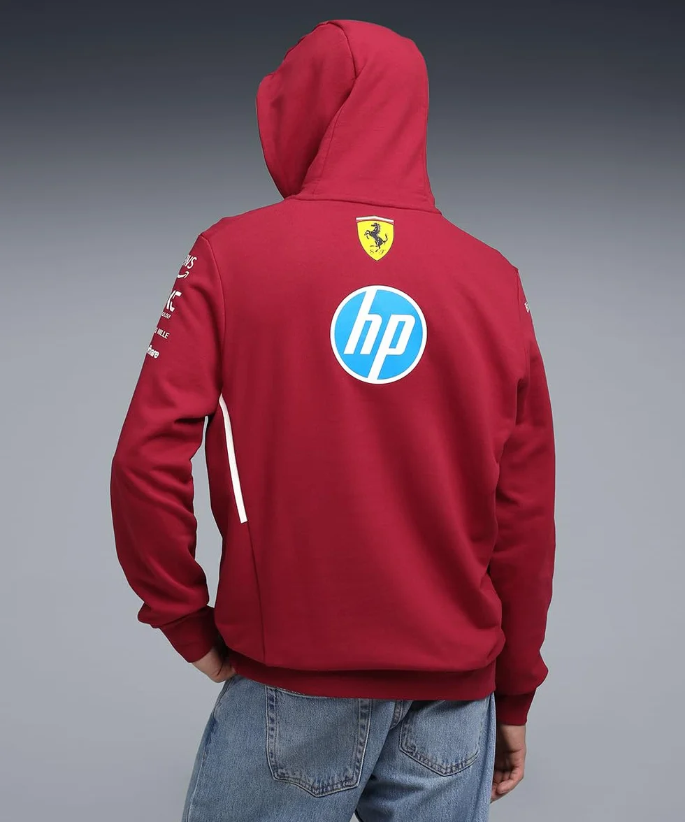 PUMA Felpa con Cappuccio Scuderia Ferrari HP 2025 da Uomo