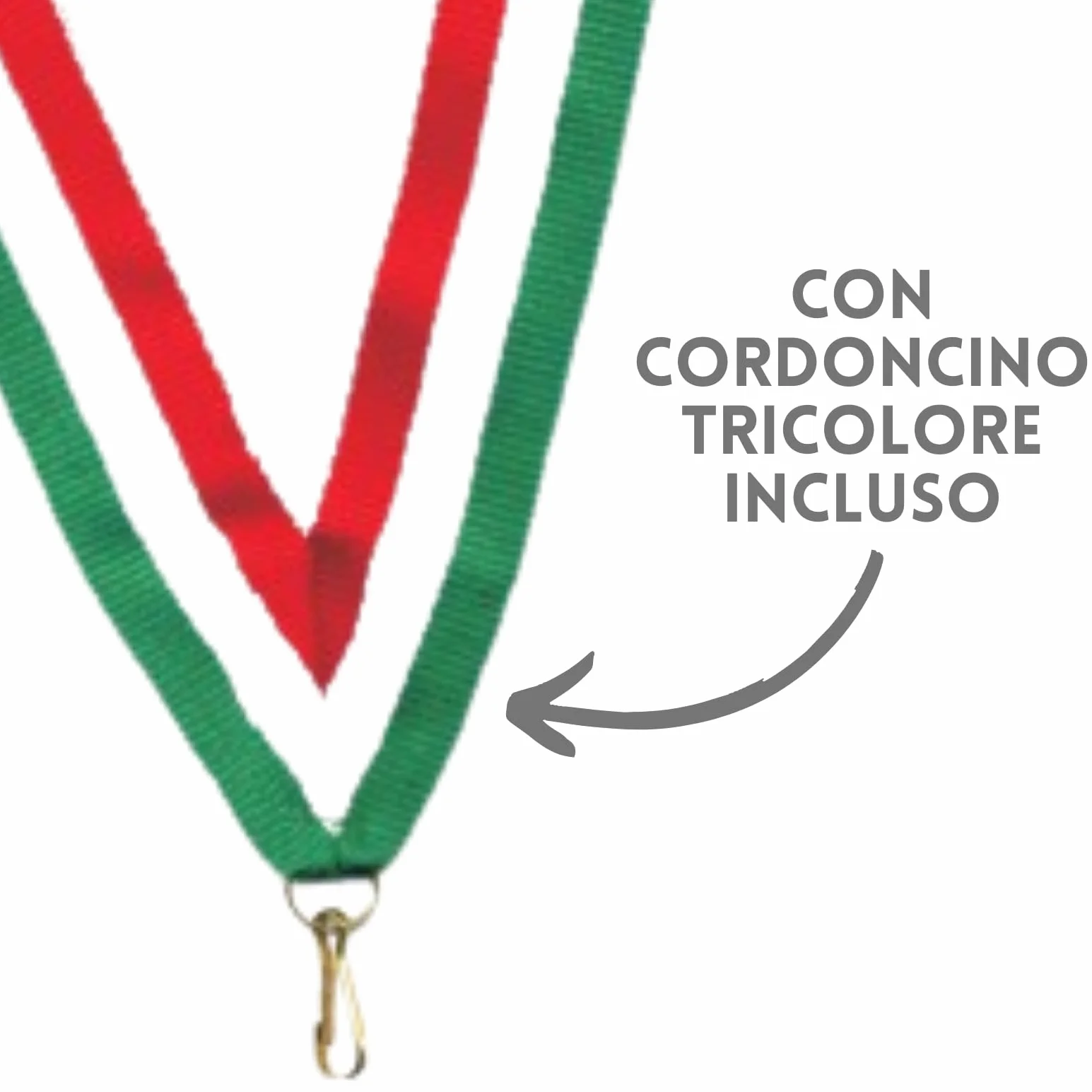 Tris Medaglie Personalizzate 3,2 cm Metallo Stampa Personalizzata Gare Calcio Fantacalcio Sport
