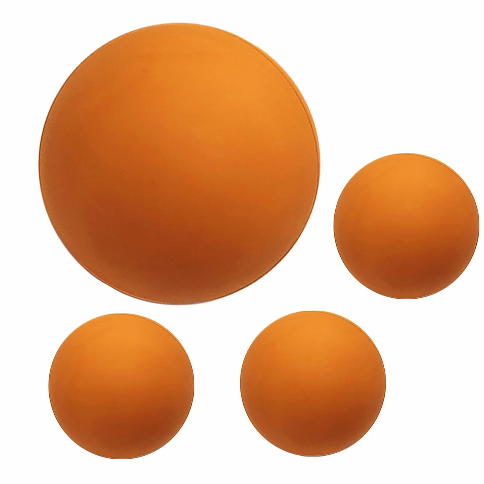 Palline da squash altamente elastiche per principianti, rimbalzanti, visibili, gomma cava