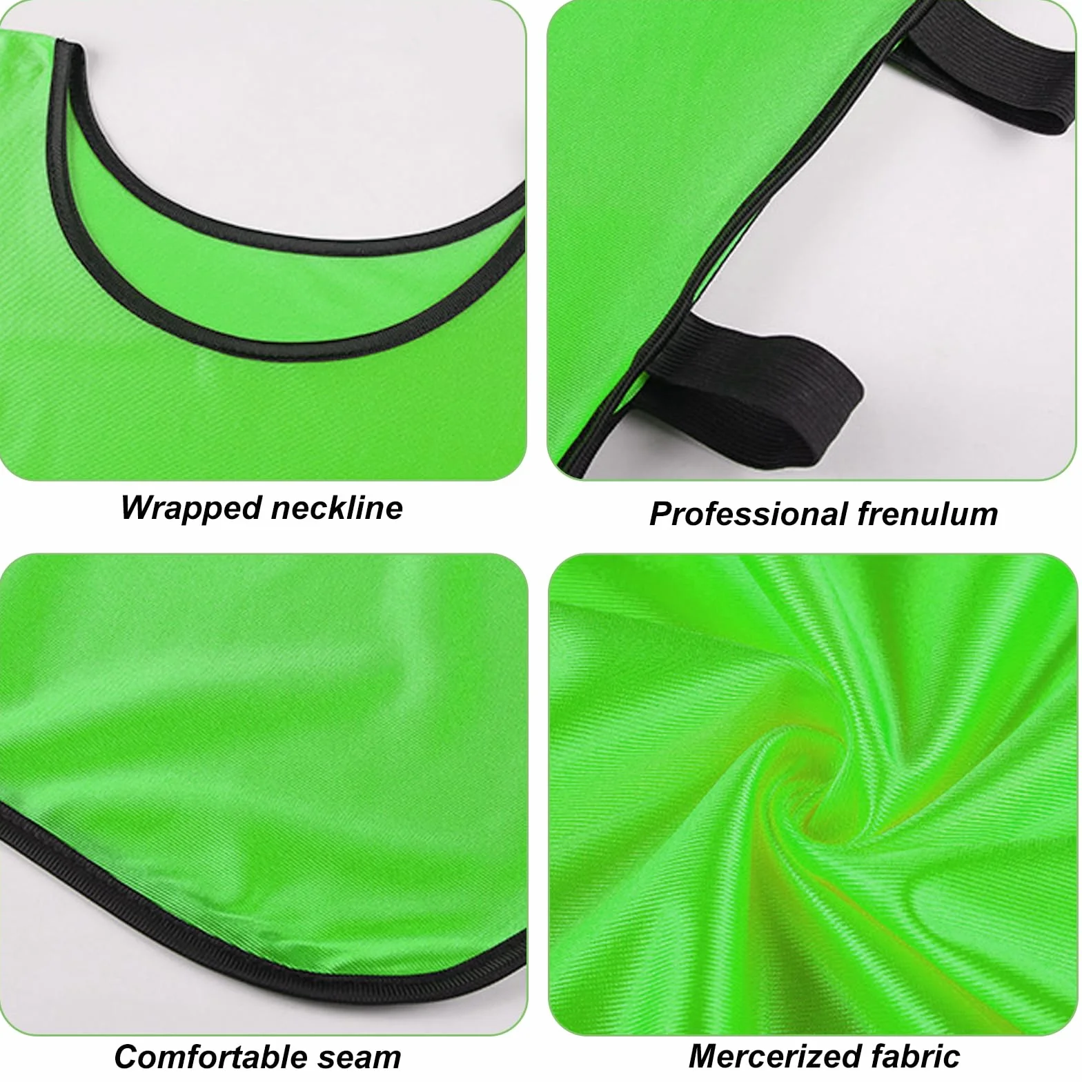Pettorine Da Calcio GBKDQQ 47x70 cm Set Da 12 per Allenamento Basket Netball Rugby Verde Fluorescente