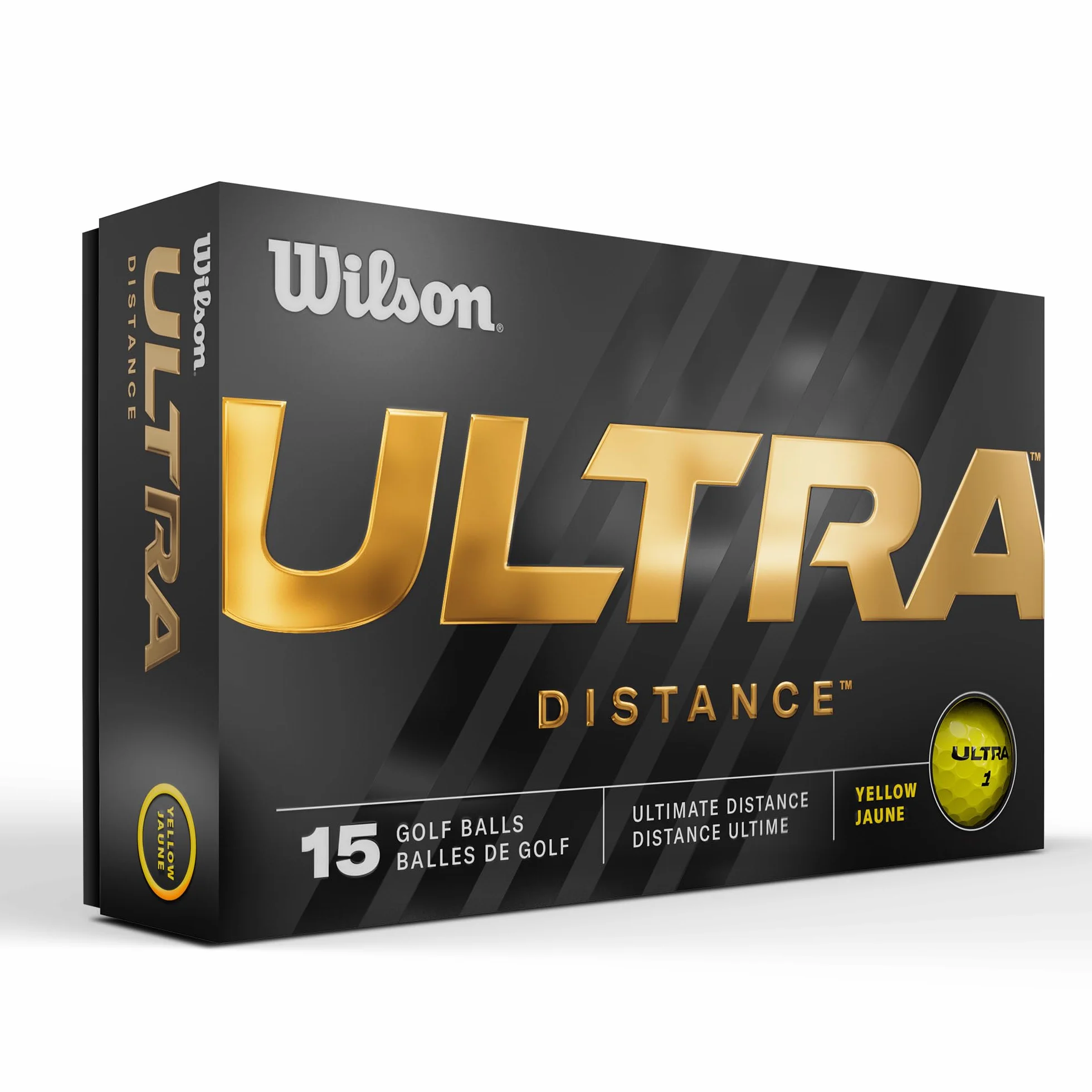 Wilson Palline da golf ultra 23 cm, confezione da 15
