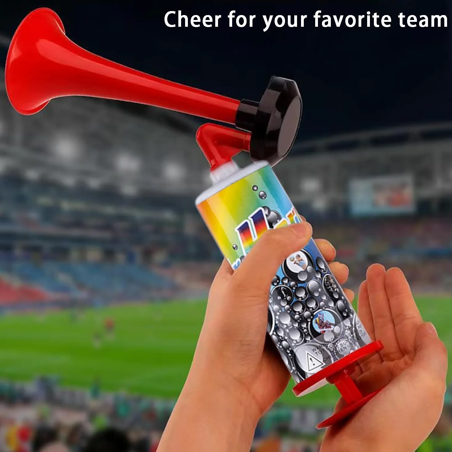 2 Pezzi Air Horn Tromba Ad Aria Compressa, Tromba a Gas, Tromba d'Aria Da Stadio, Tromba d'Aria per Il Calcio, Ideale per Eventi Sportivi, Feste, Attività All'Aperto e Segnalazioni Di Emergenza