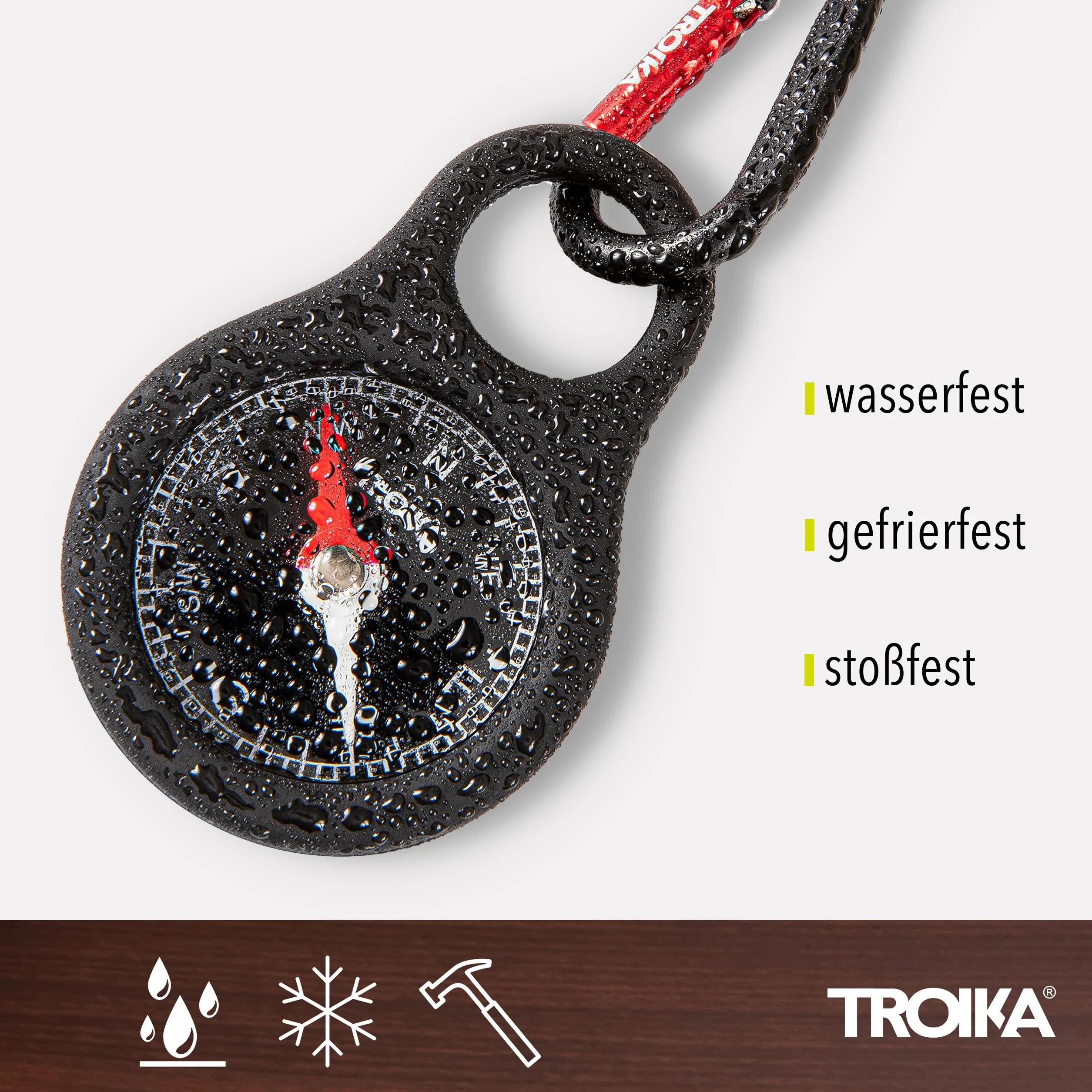 Troika WEGWEISER Modern 9, 8cm Schwarz