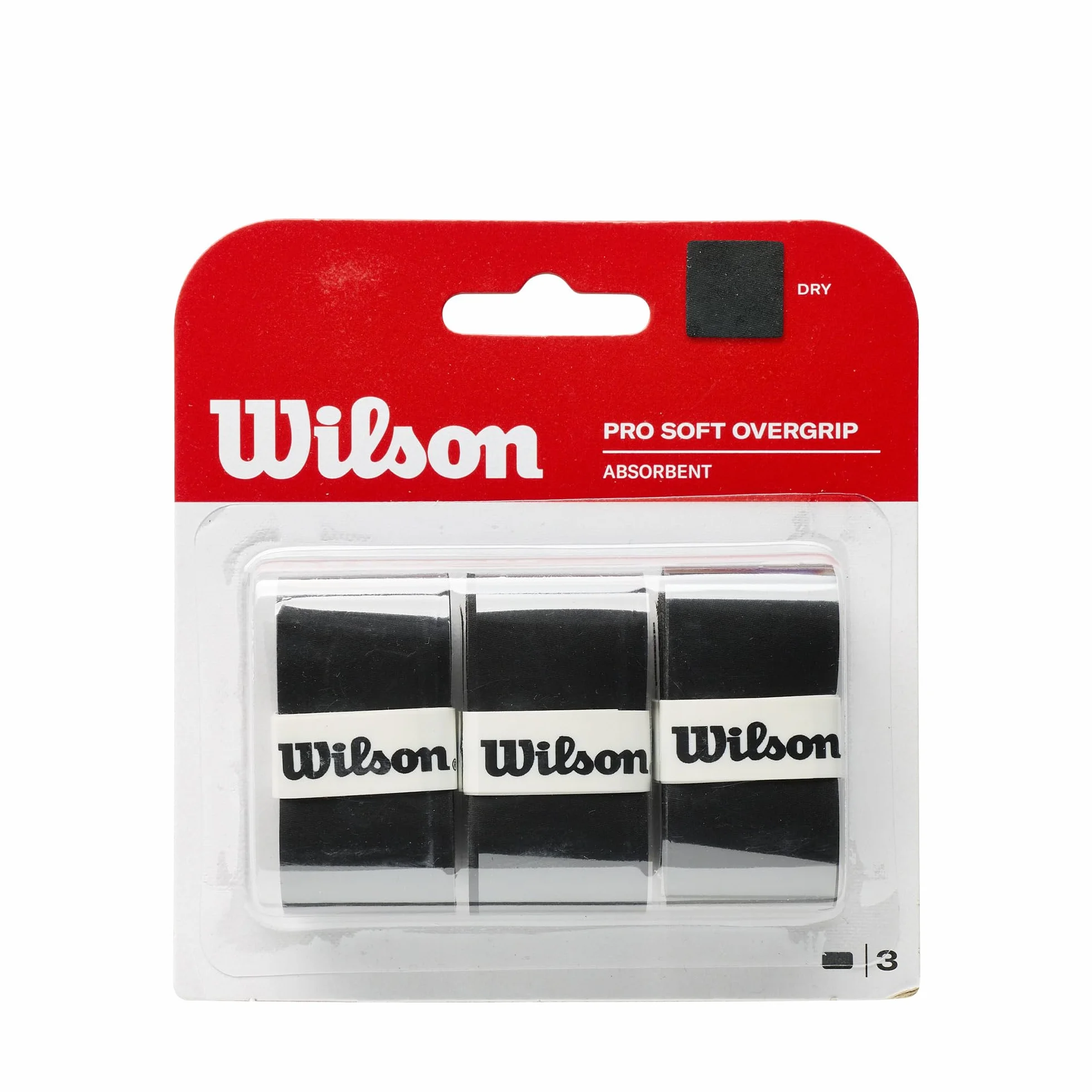 Wilson Grip Pro Soft Overgrip, 3 Unità
