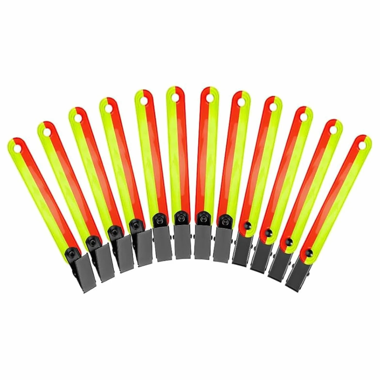 Riflettente Trail Marker Clip Albero Stand Caccia Ad Alta Visibilità 12 pz/set