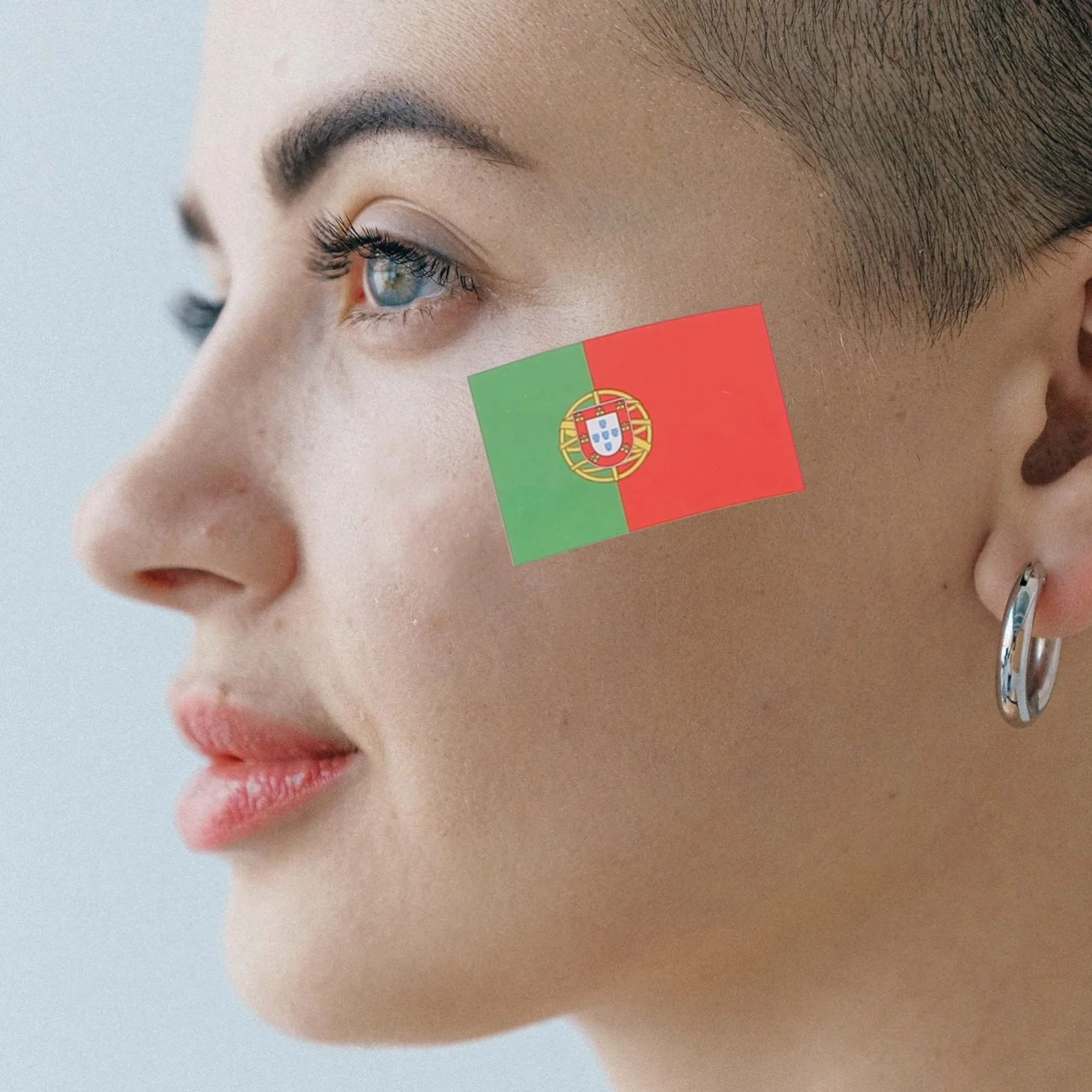 Adesivi per il viso bandiere paesi 7 fogli bandiere nazionali mondo Unione europea
