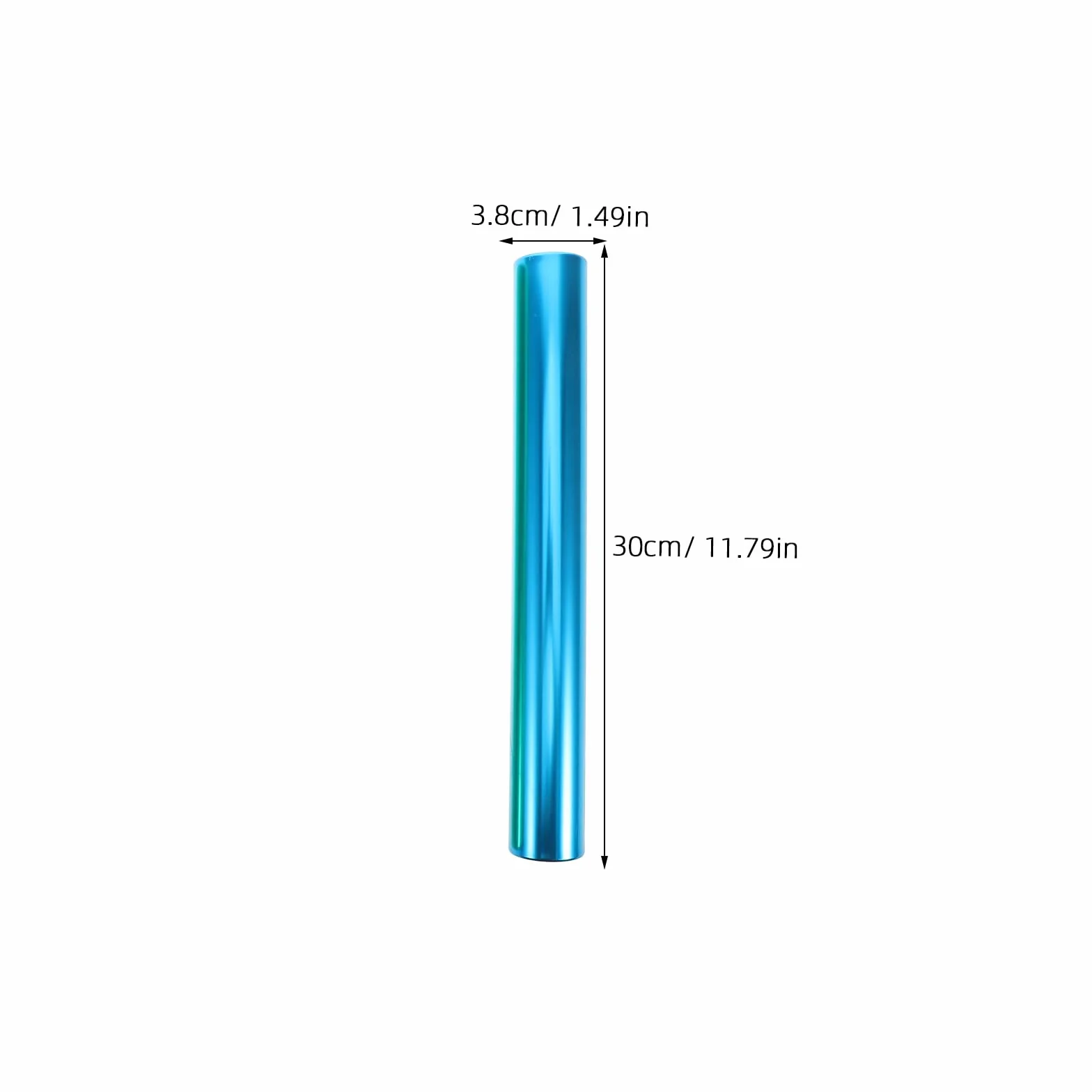 iplusmile 4 Bastoncini da Corsa a Staffetta in Alluminio con Placcatura Elettrolitica 11.81x1.50in per Atletica Leggera